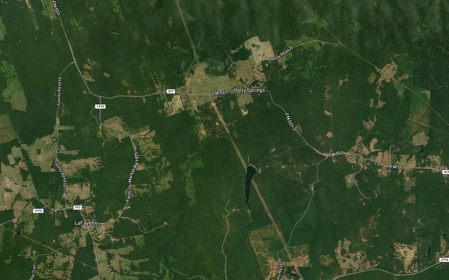 Satellite map of the Ellison Branch