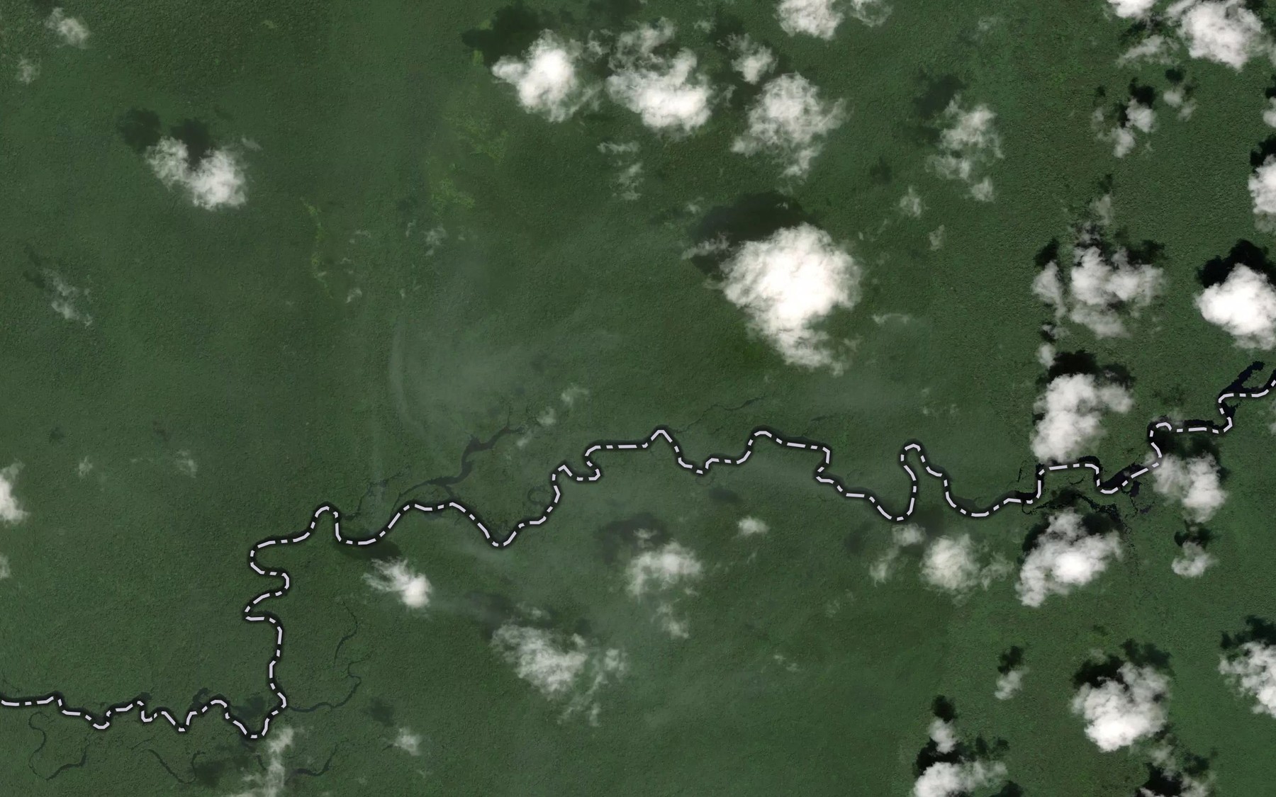 Satellite map of the Sadiba