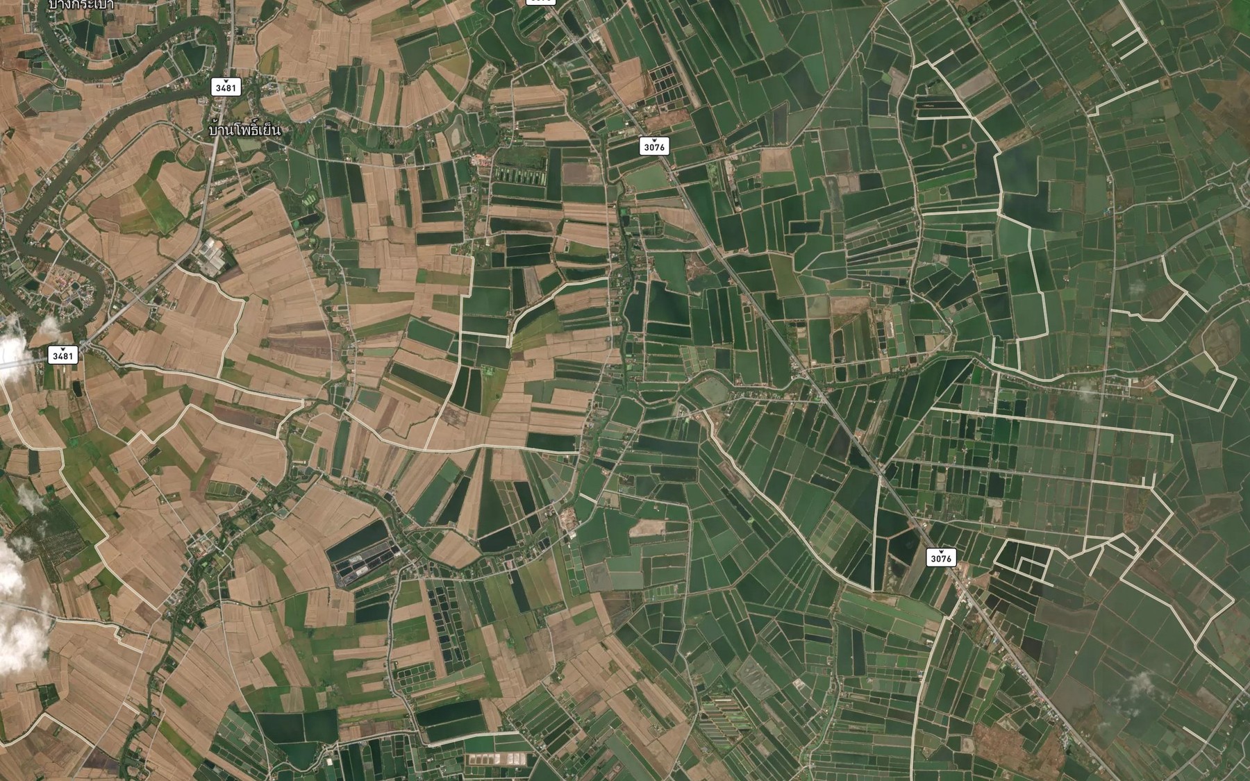 Satellite map of the Khlong Pho