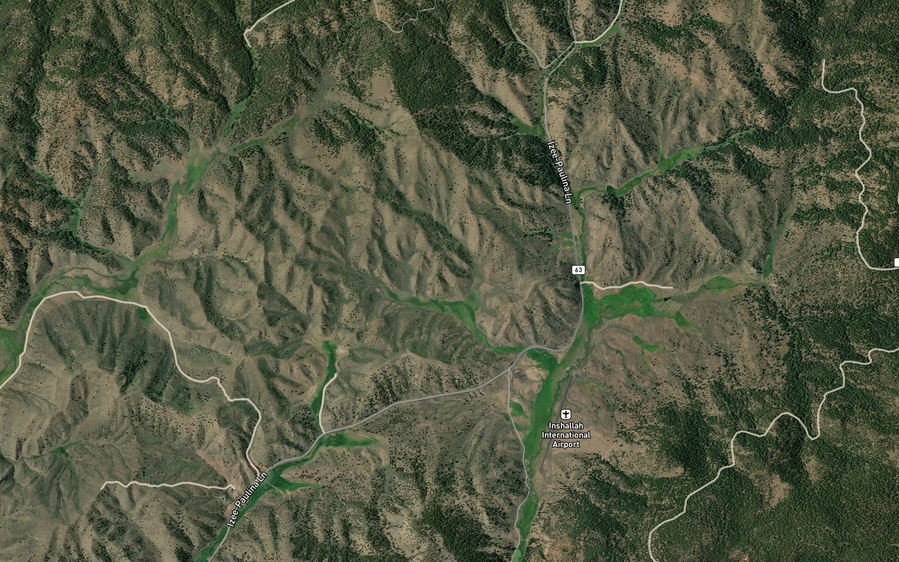 Satellite map of the Wickiser Spring