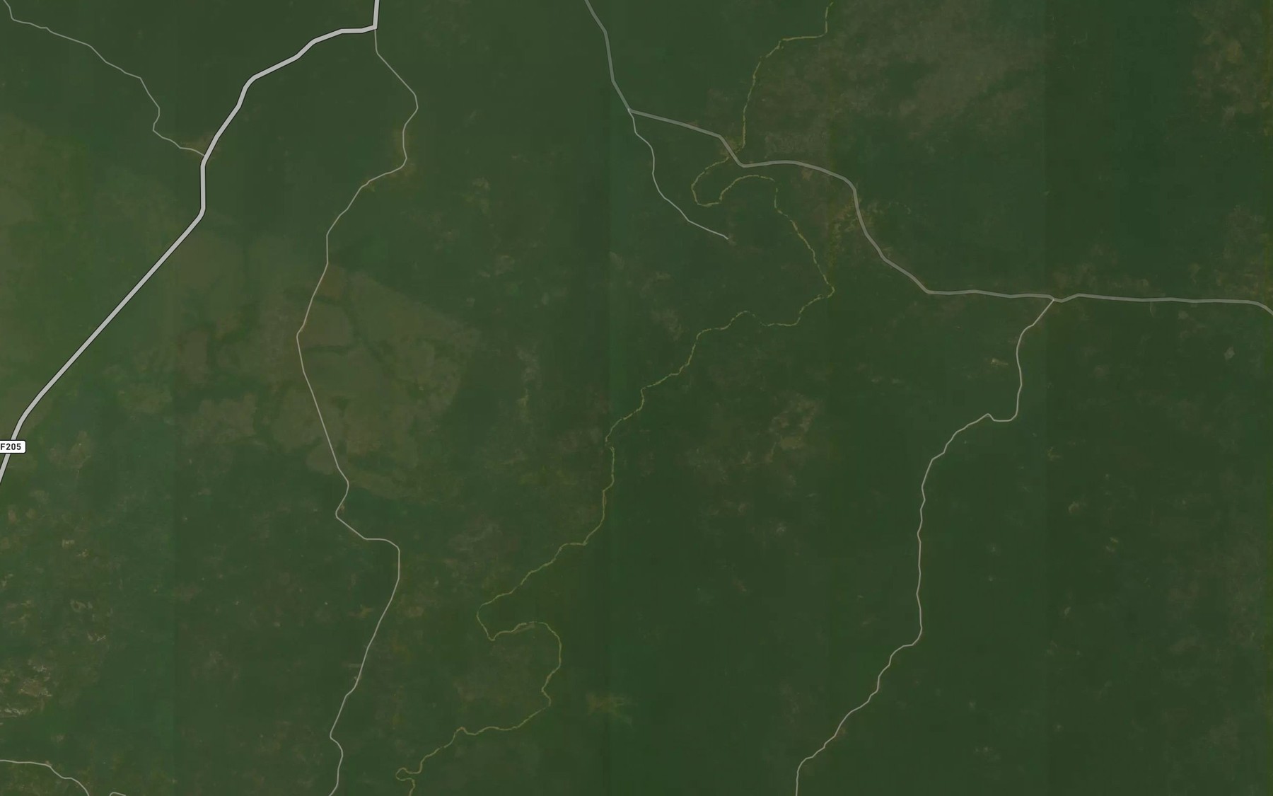Satellite map of the River Ope