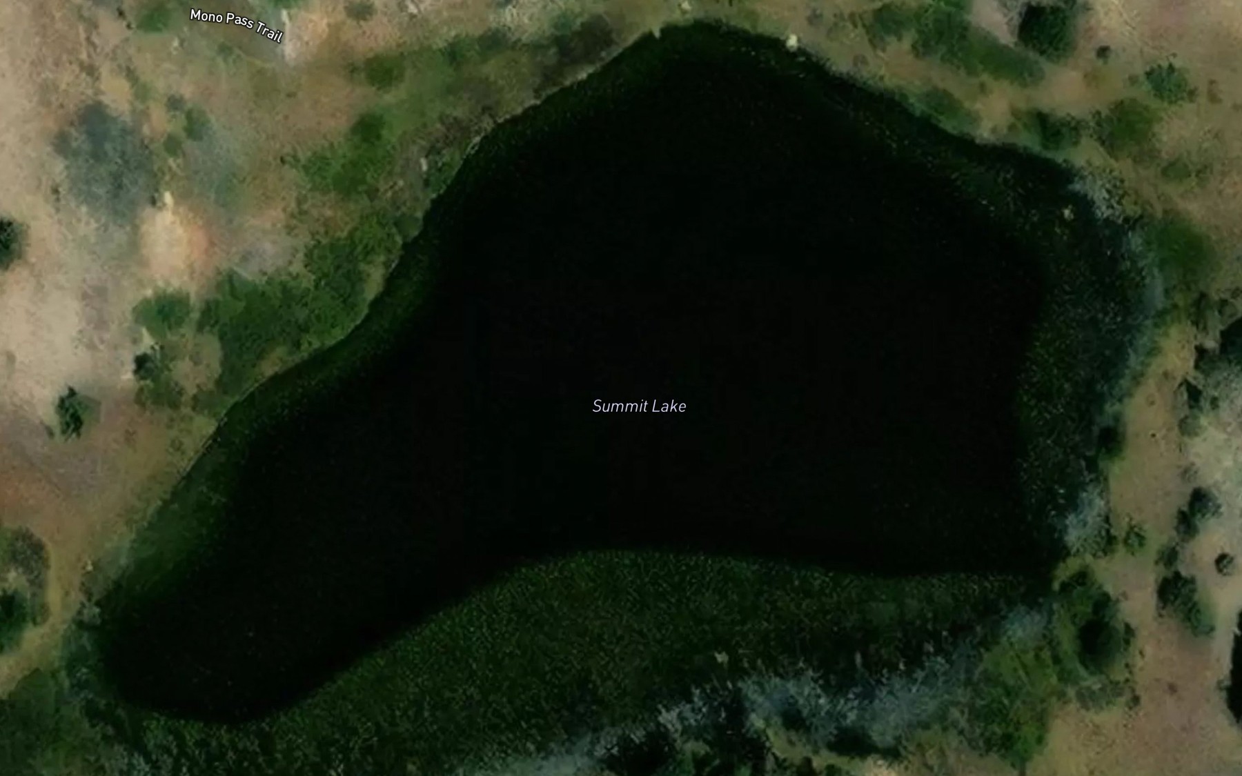 Satellite map of the Summit Lake