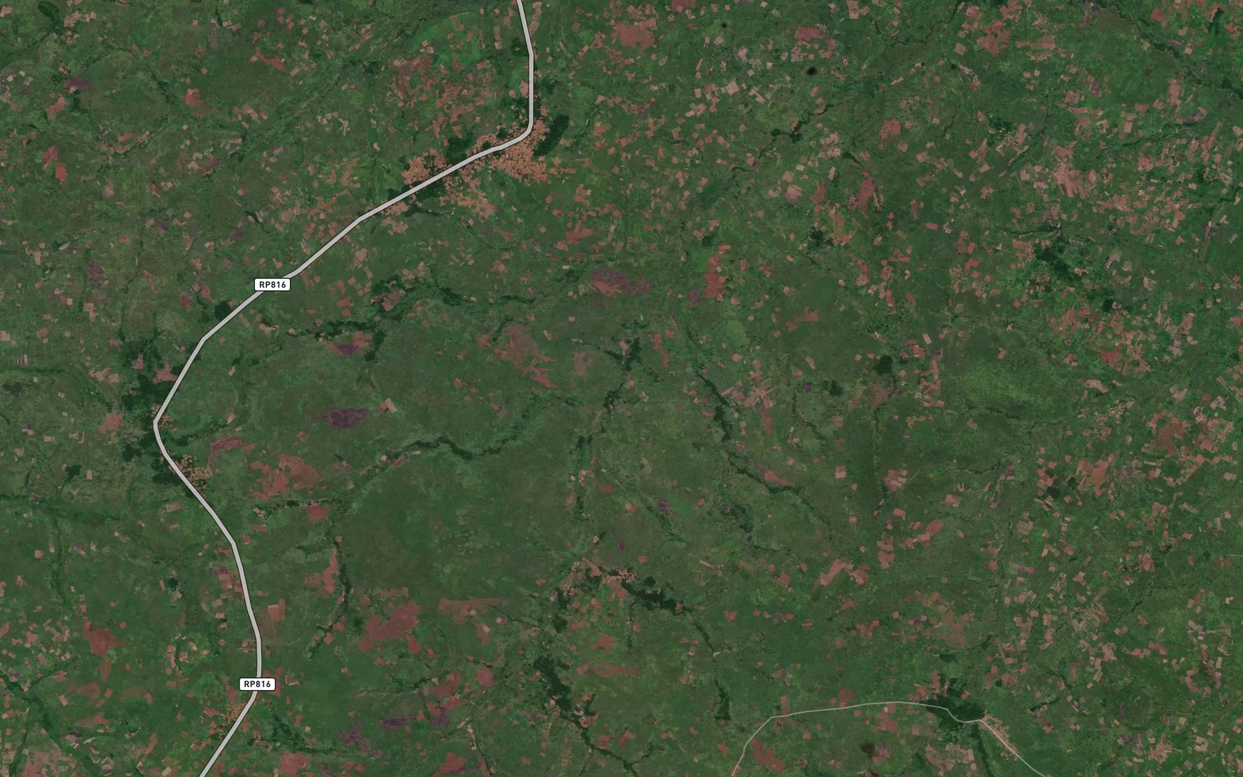 Satellite map of the Lubue