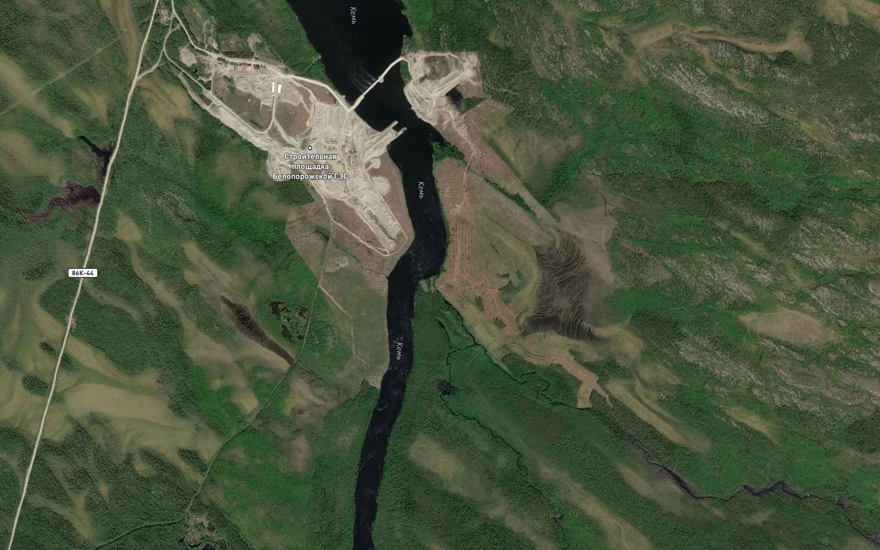 Satellite map of the Ikhazenoya