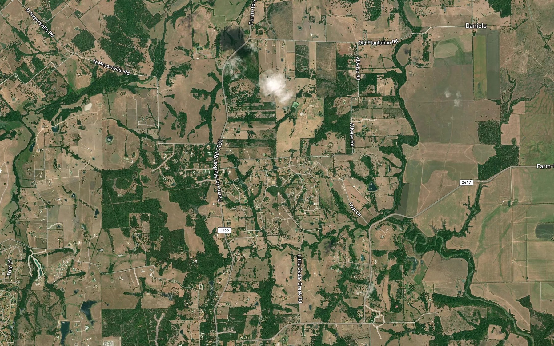 Satellite map of the Lake Number 3