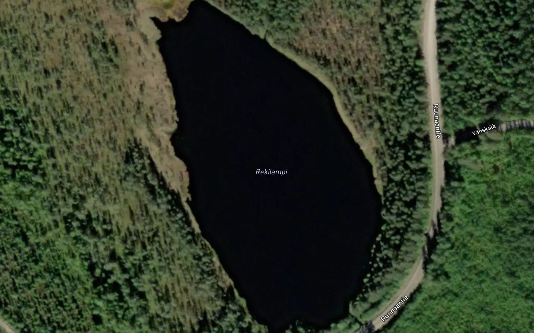 Satellite map of the Rekilampi
