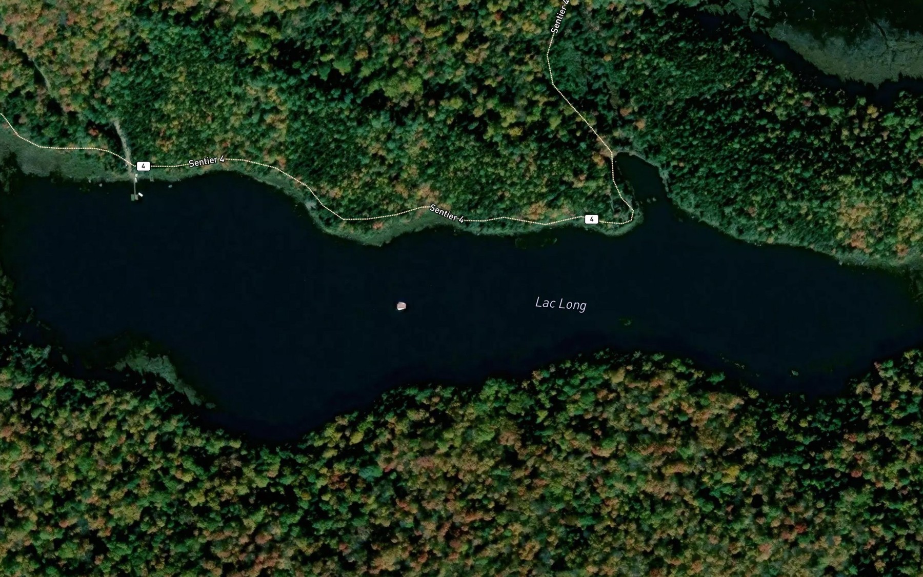 Satellite map of the Lac Long