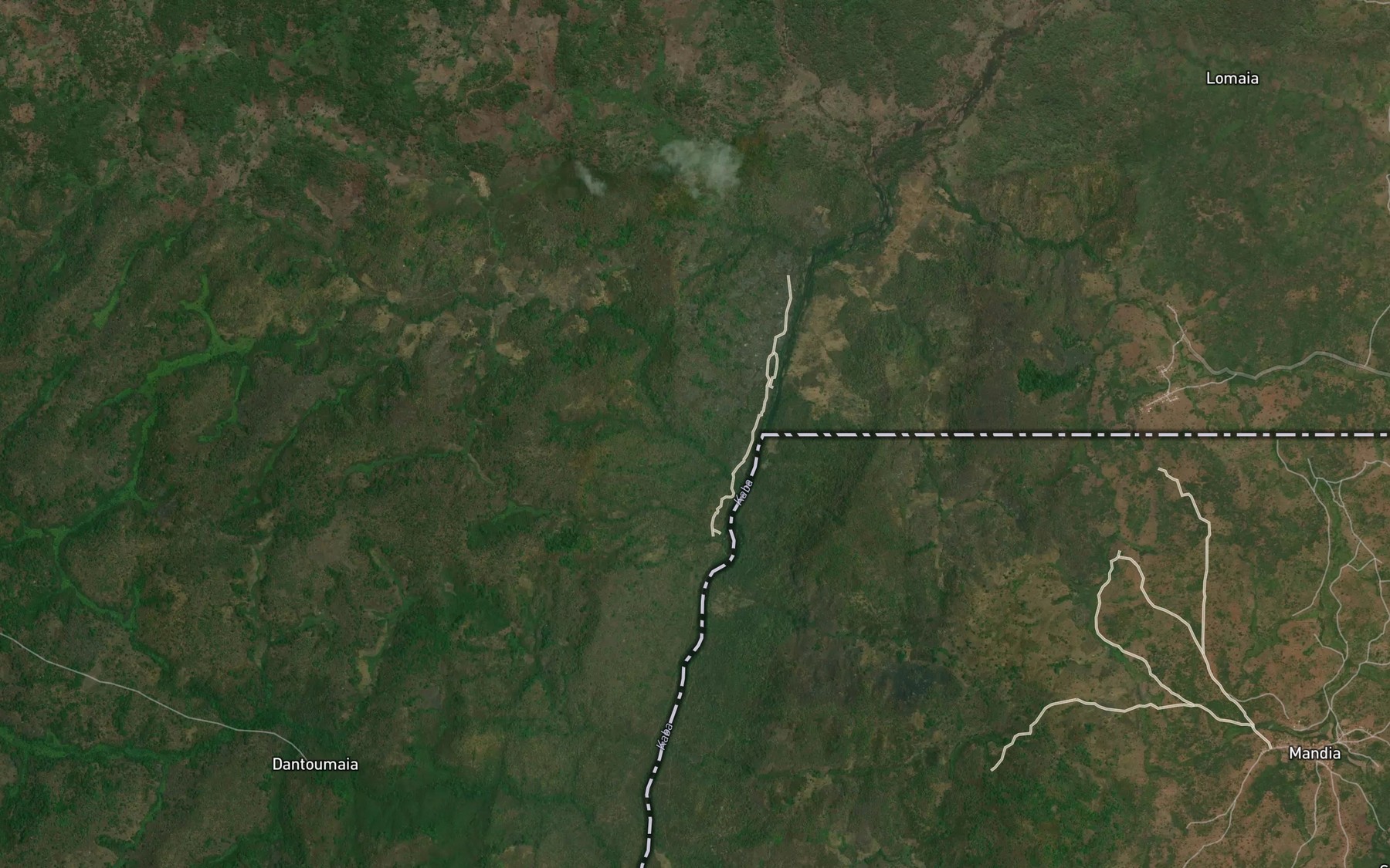 Satellite map of the Kolibula