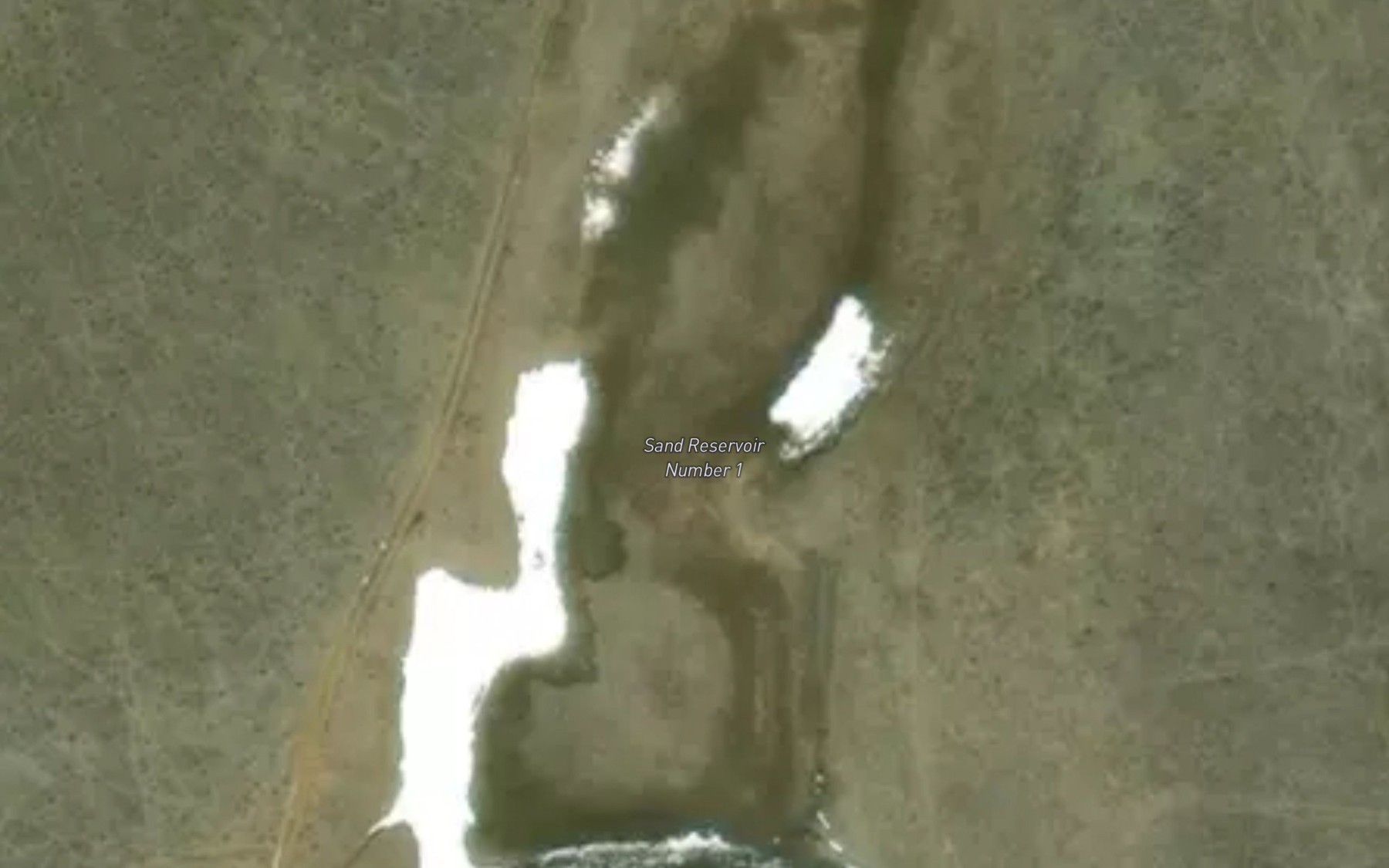 Satellite map of the Sand Reservoir Number 1