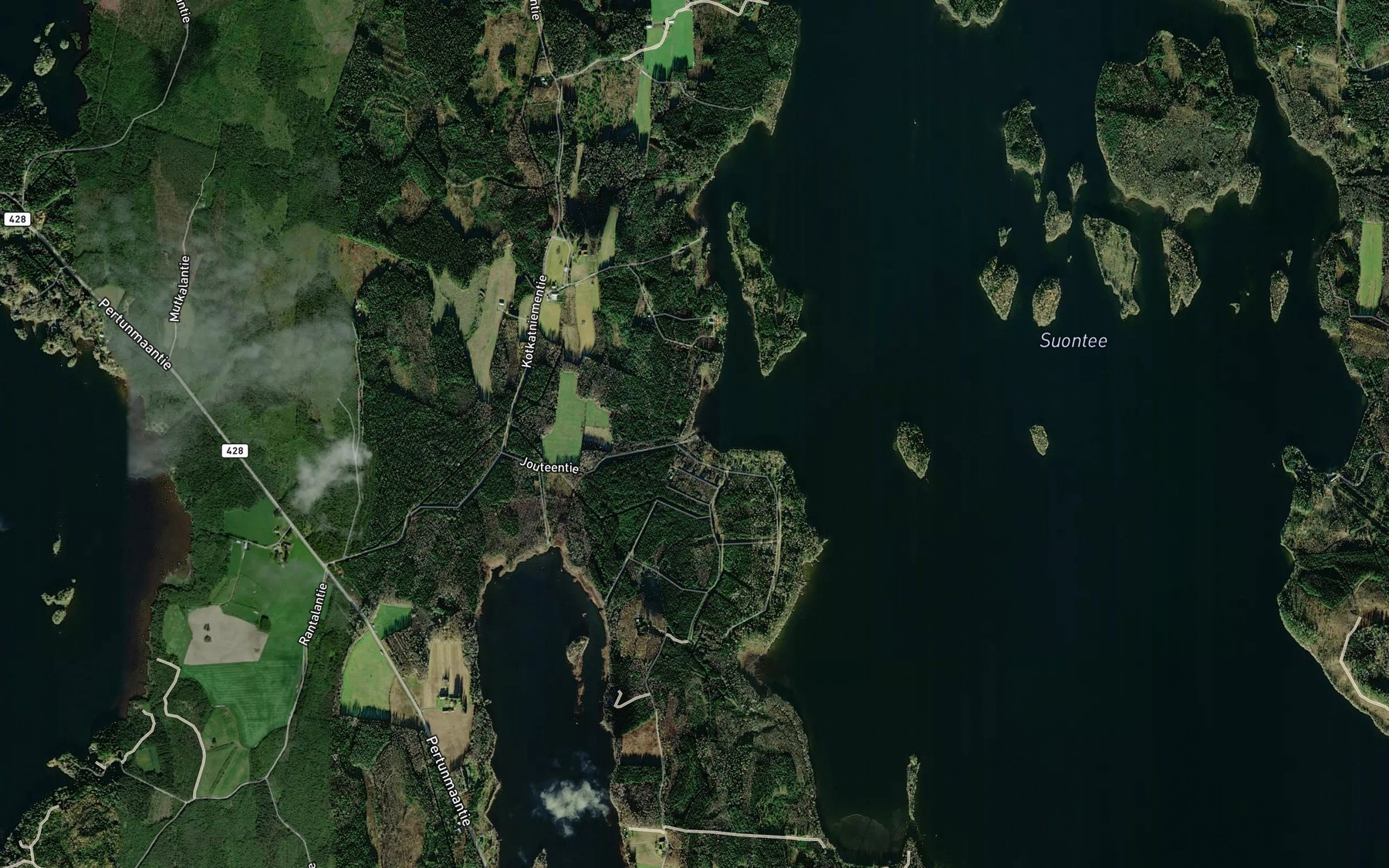 Satellite map of the Levajoki