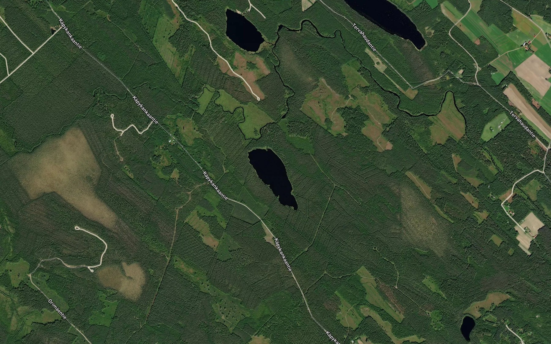 Satellite map of the Talvi-Latvanen
