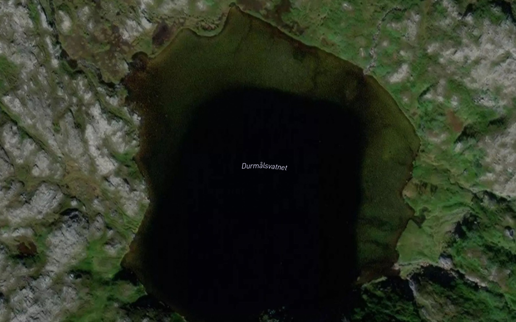 Satellite map of the Durmalsvatnet