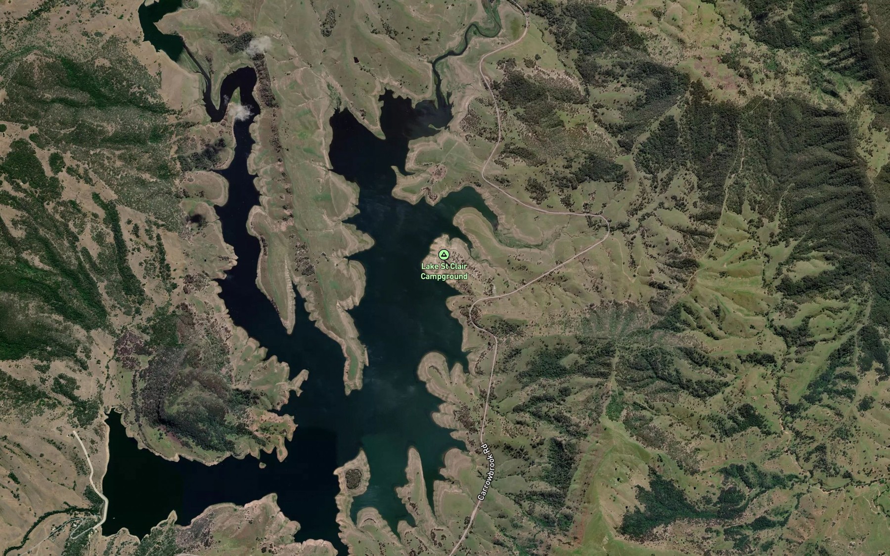 Satellite map of the Spot 4