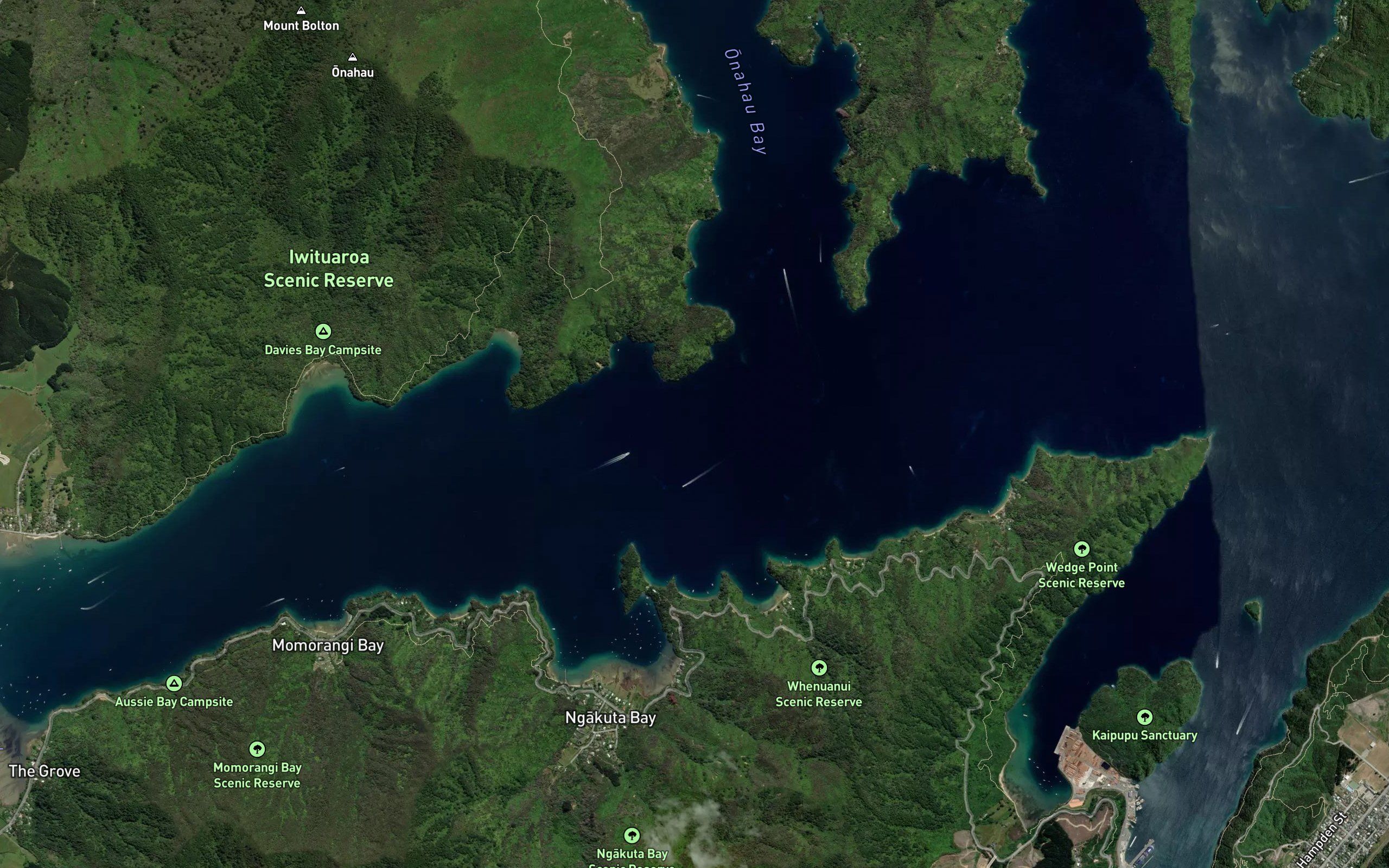 Whenuanui or Becks Bay