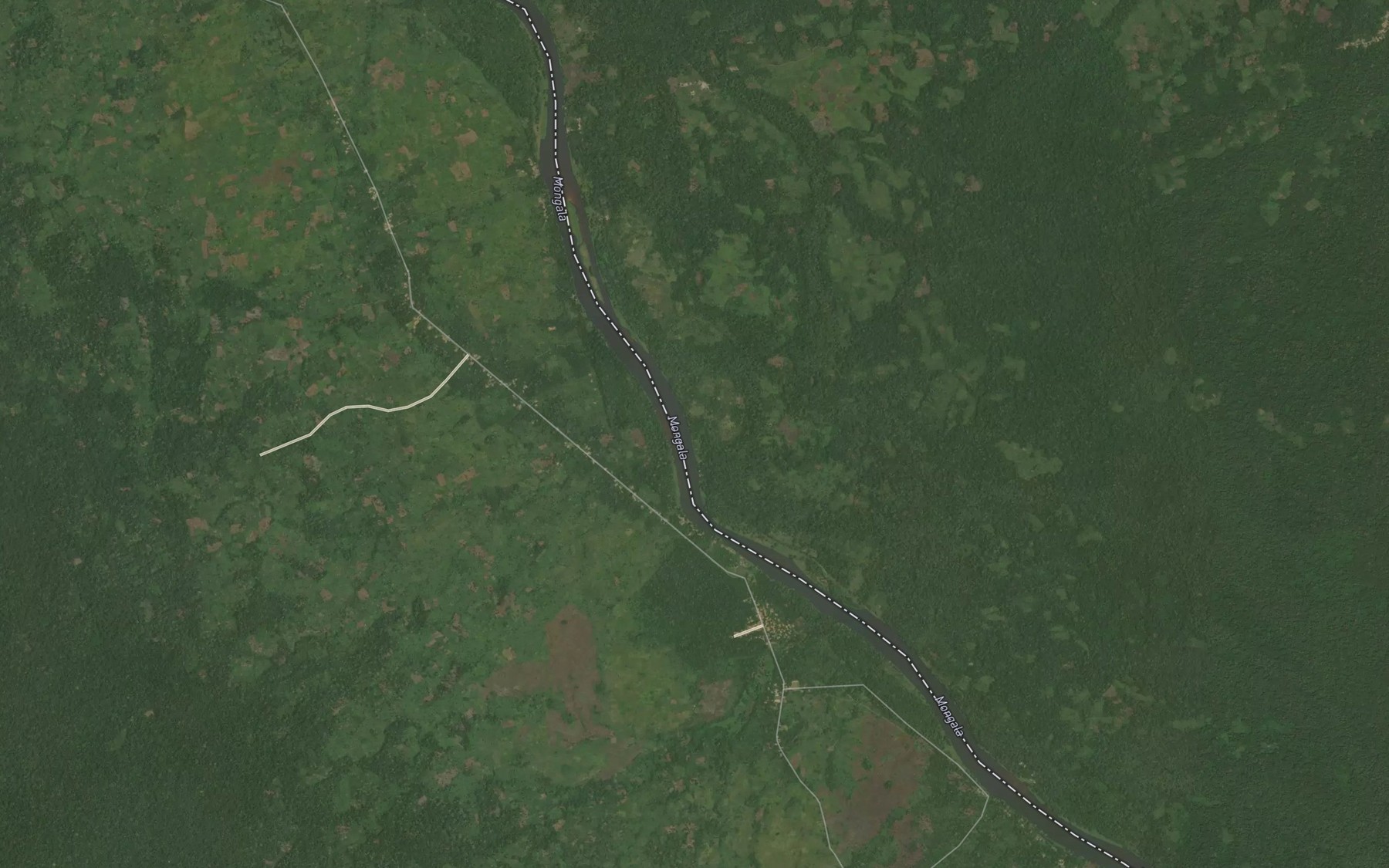 Satellite map of the Mongai