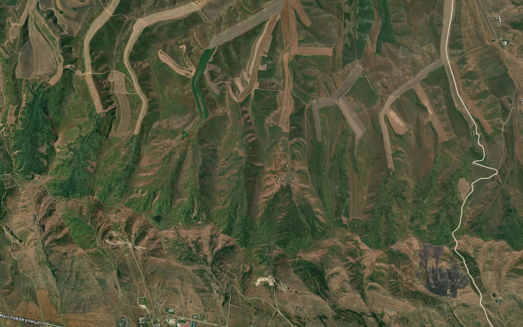 Satellite map of the Balka Popovskaya
