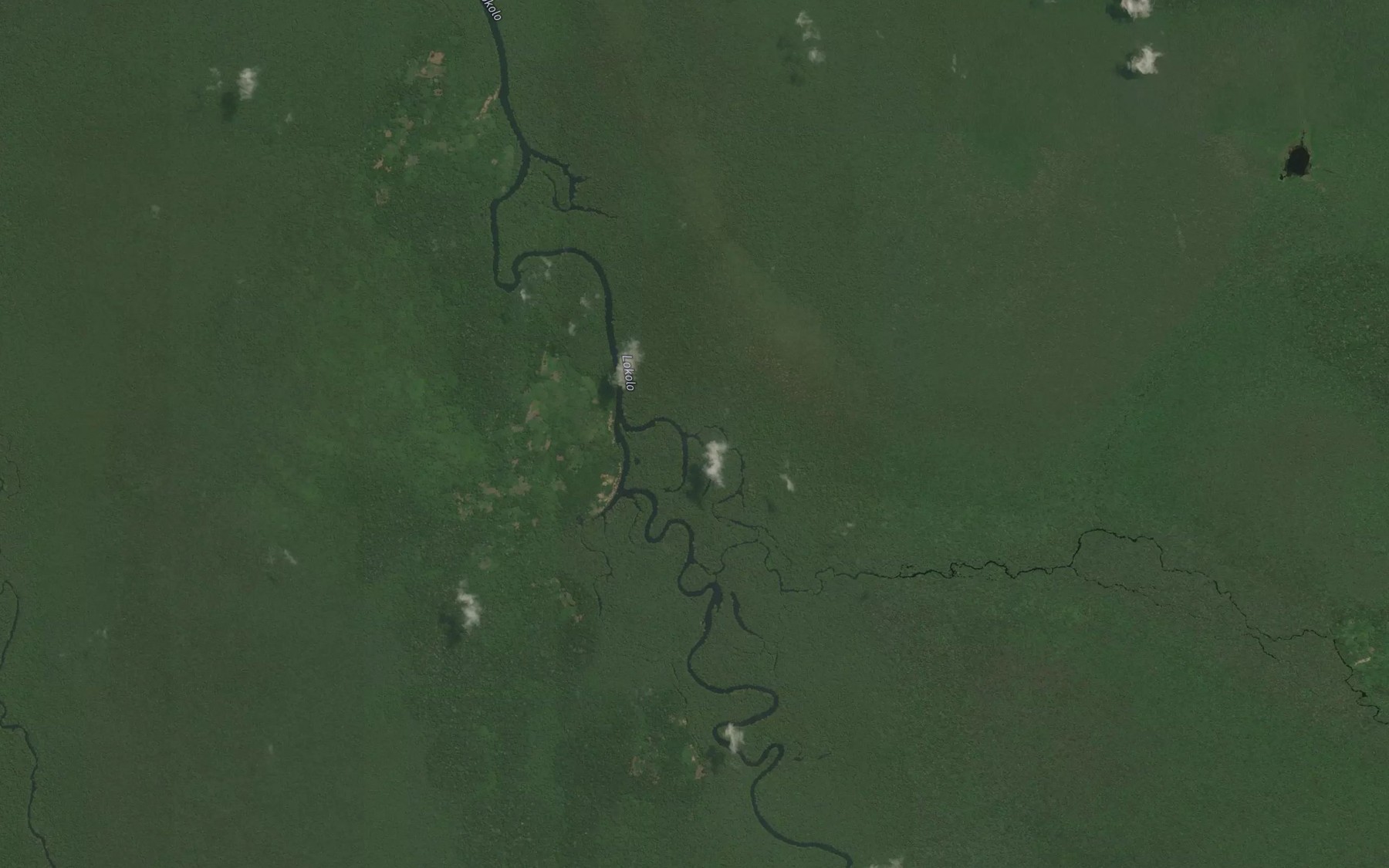 Satellite map of the Lolangu