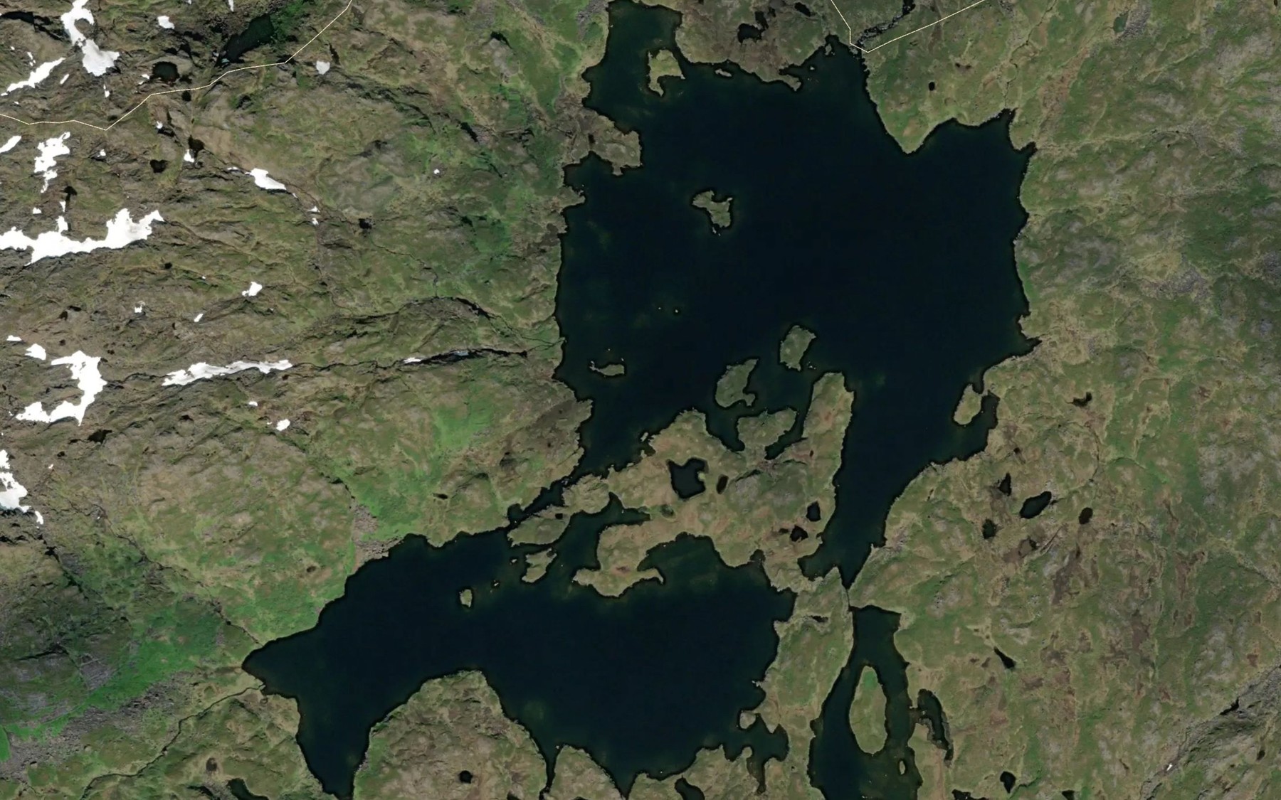 Satellite map of the Gaerdusjavri