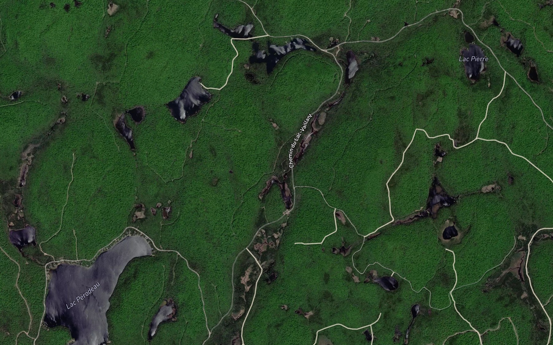 Satellite map of the Le Grand Bassin