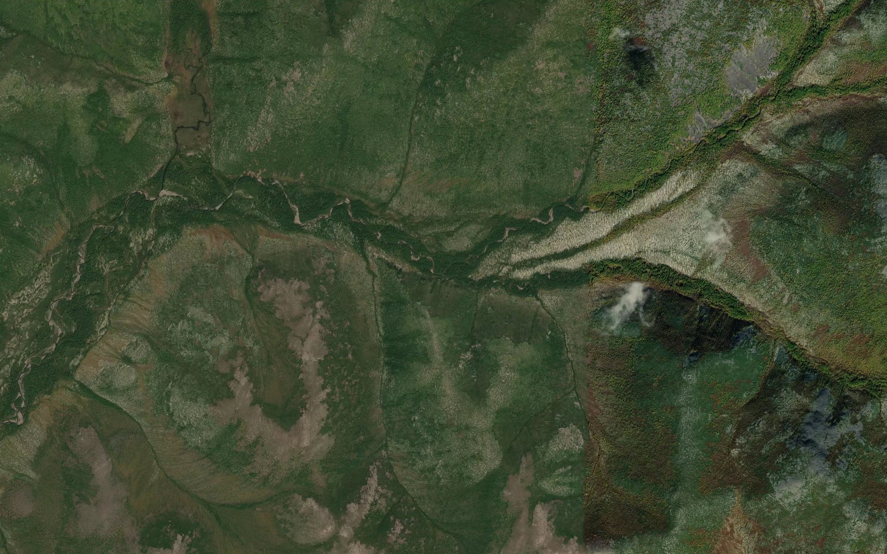 Satellite map of the Magan
