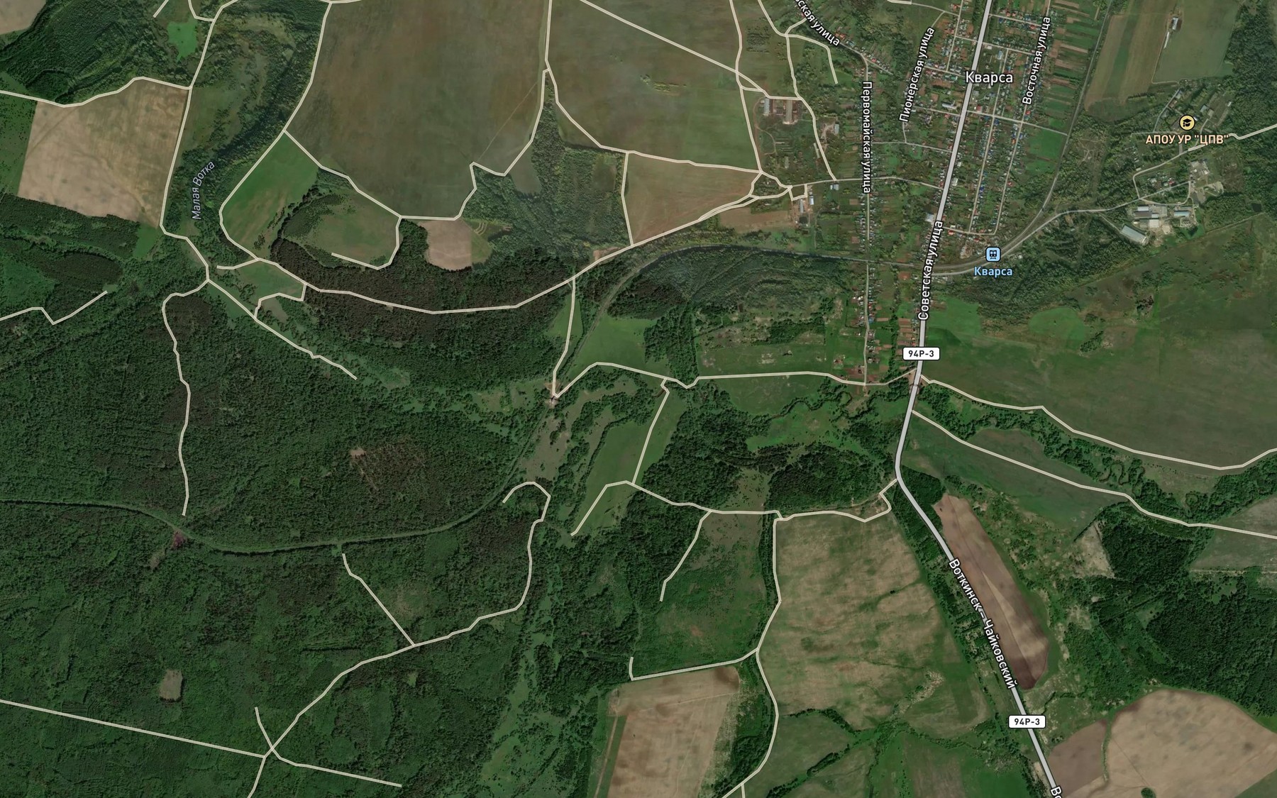 Satellite map of the Ol'khovka
