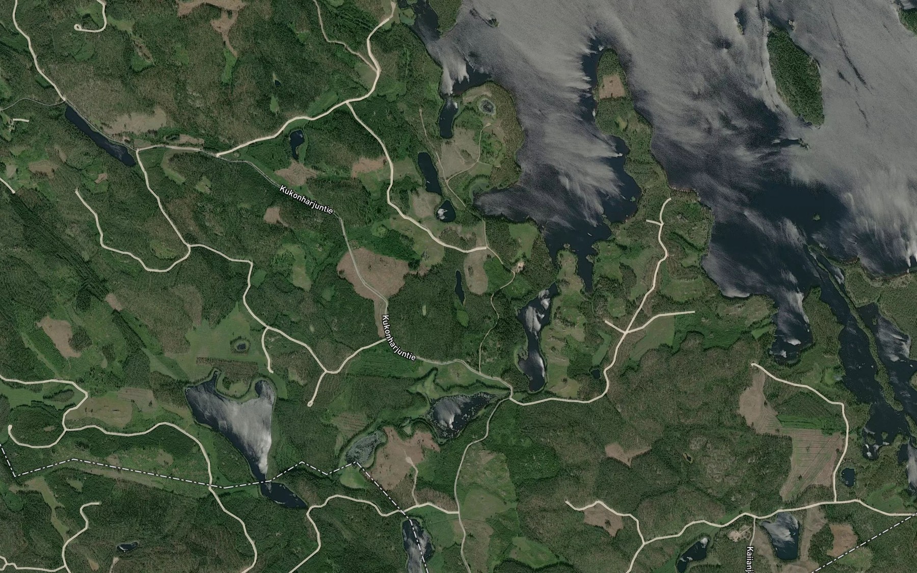 Satellite map of the Nimetonlampi