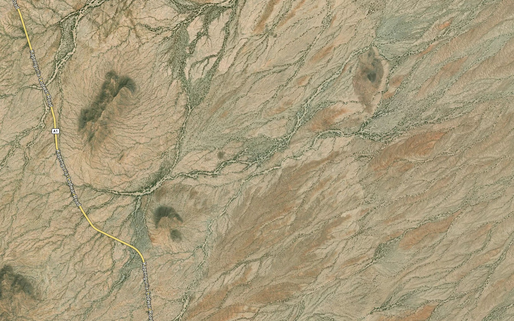 Satellite map of the Macheremowe
