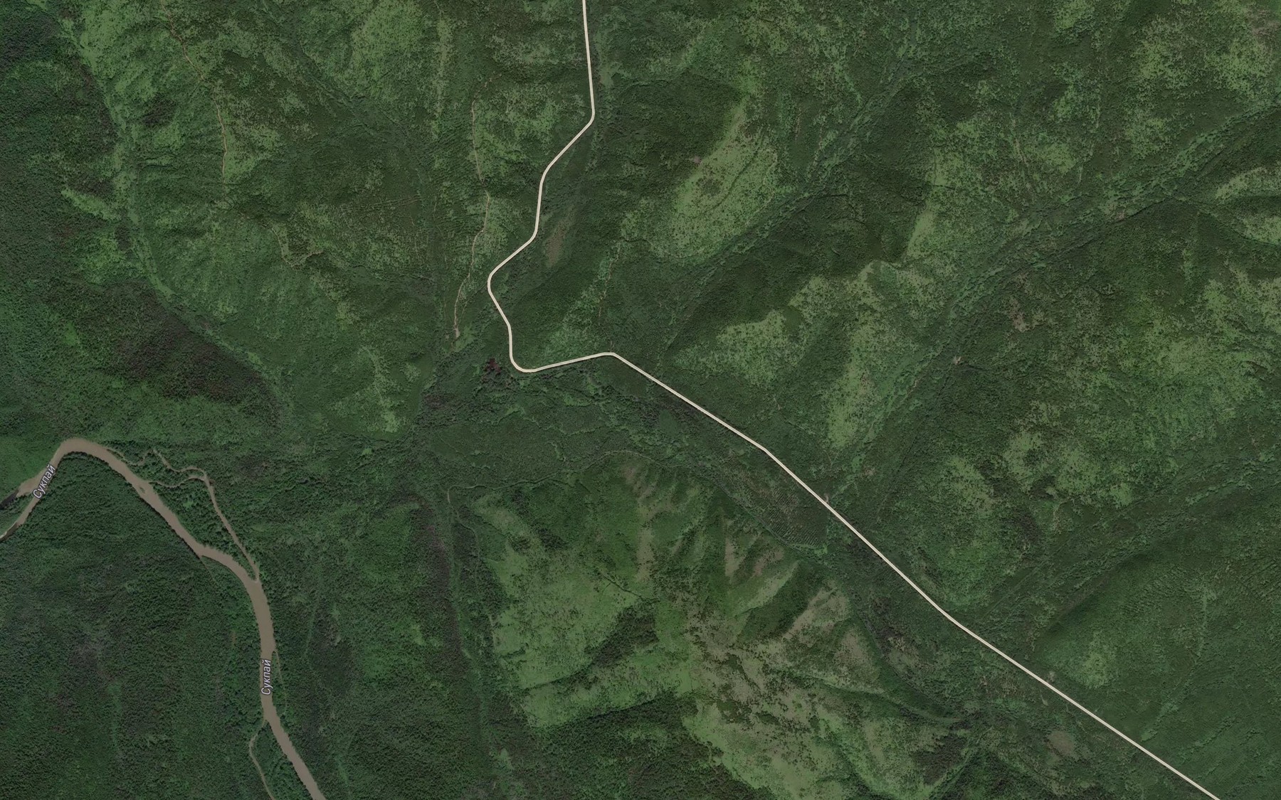 Satellite map of the Gryaznyy