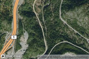 Satellite map of the Brook Creek
