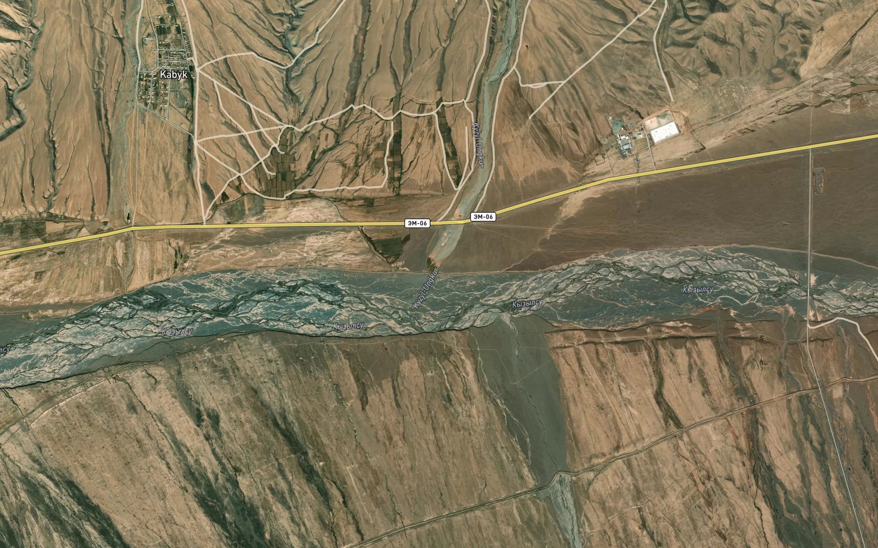 Satellite map of the Kyzyl-Unkyur