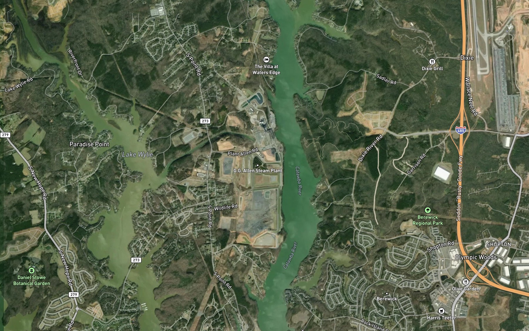 Satellite map of the Noname