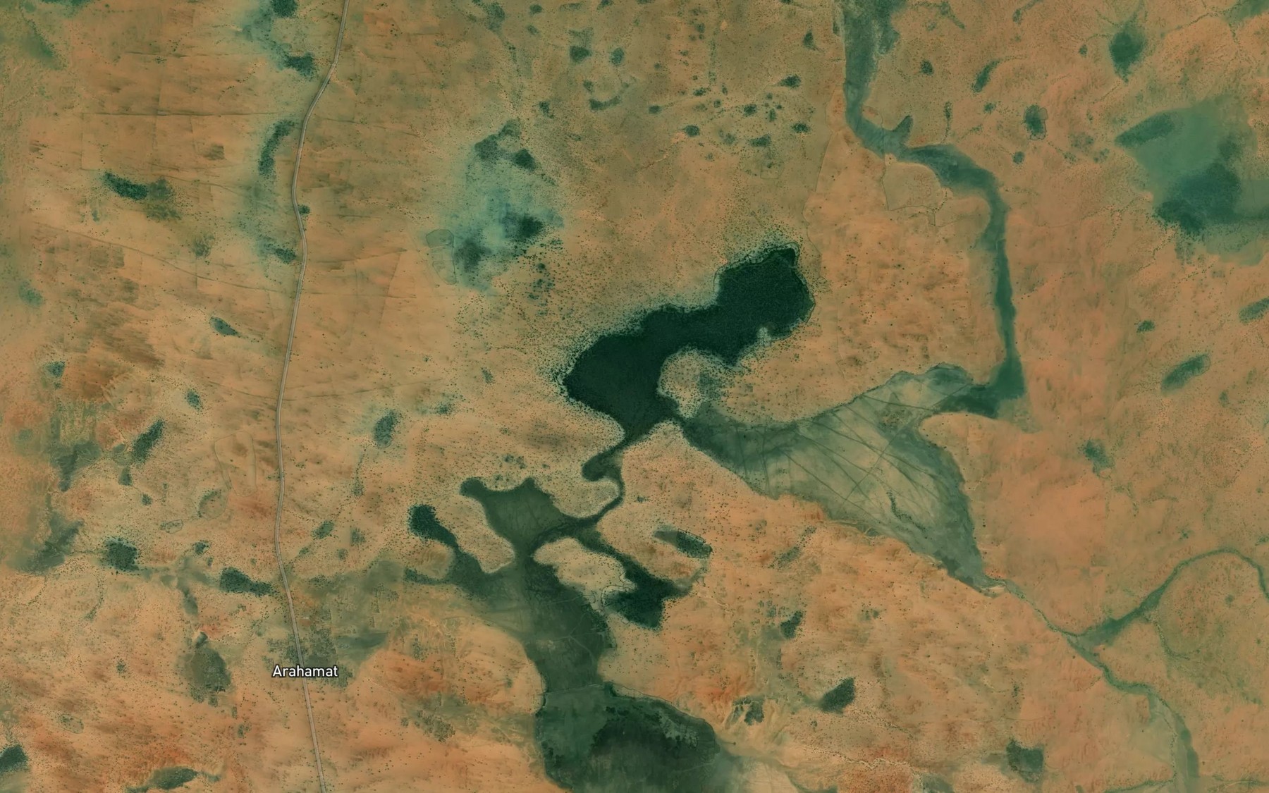 Satellite map of the Edouk
