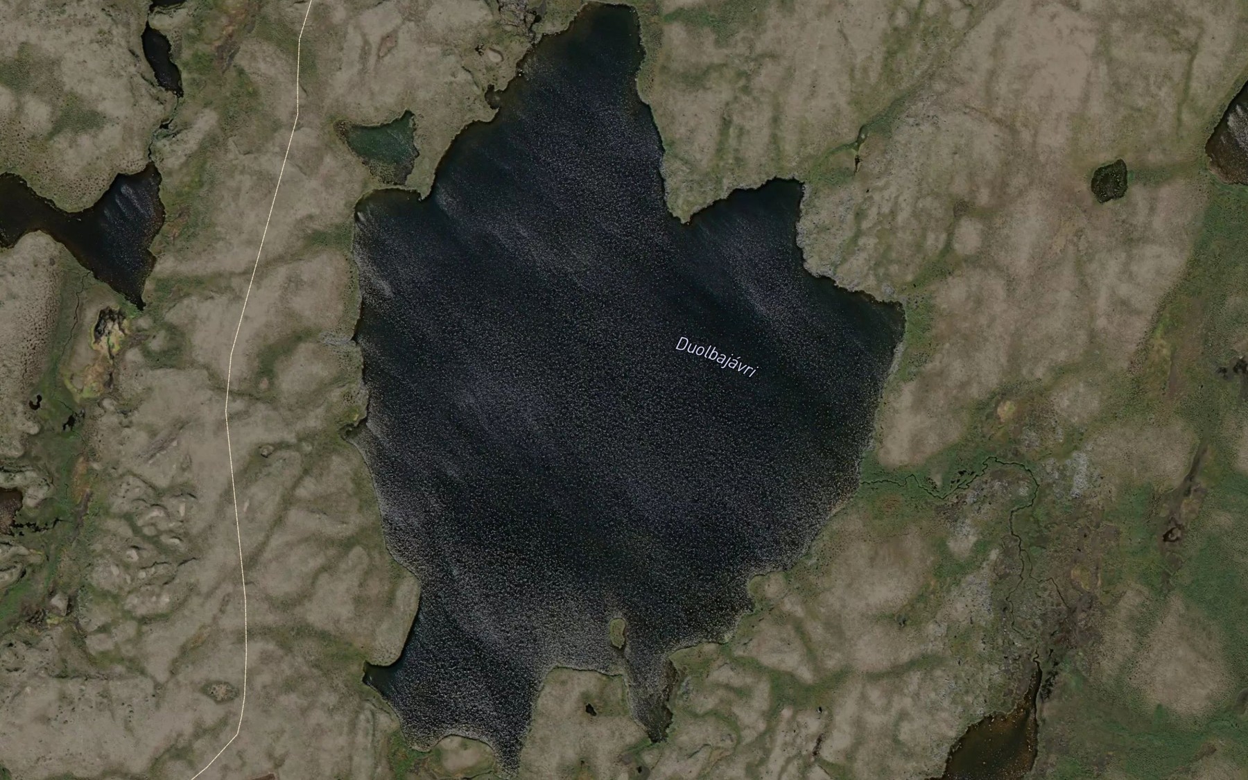 Satellite map of the Duolbajavri