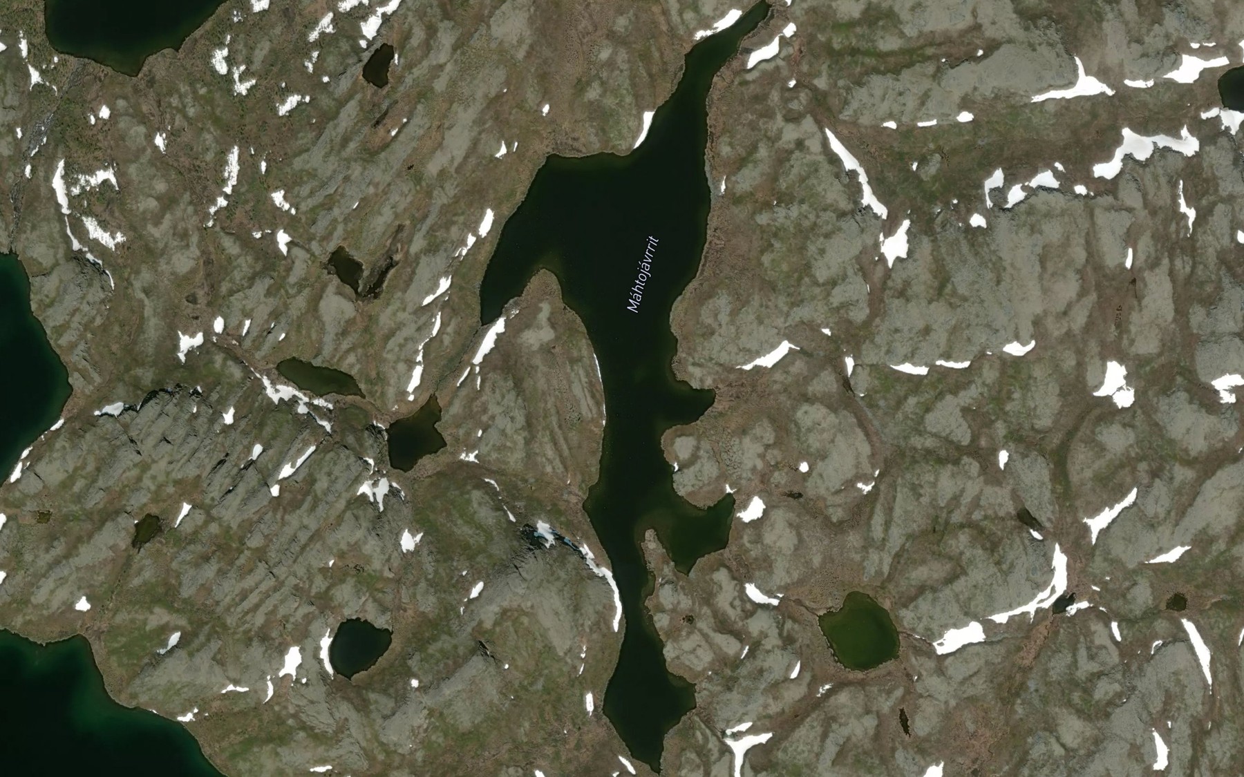 Satellite map of the Mattujavrit