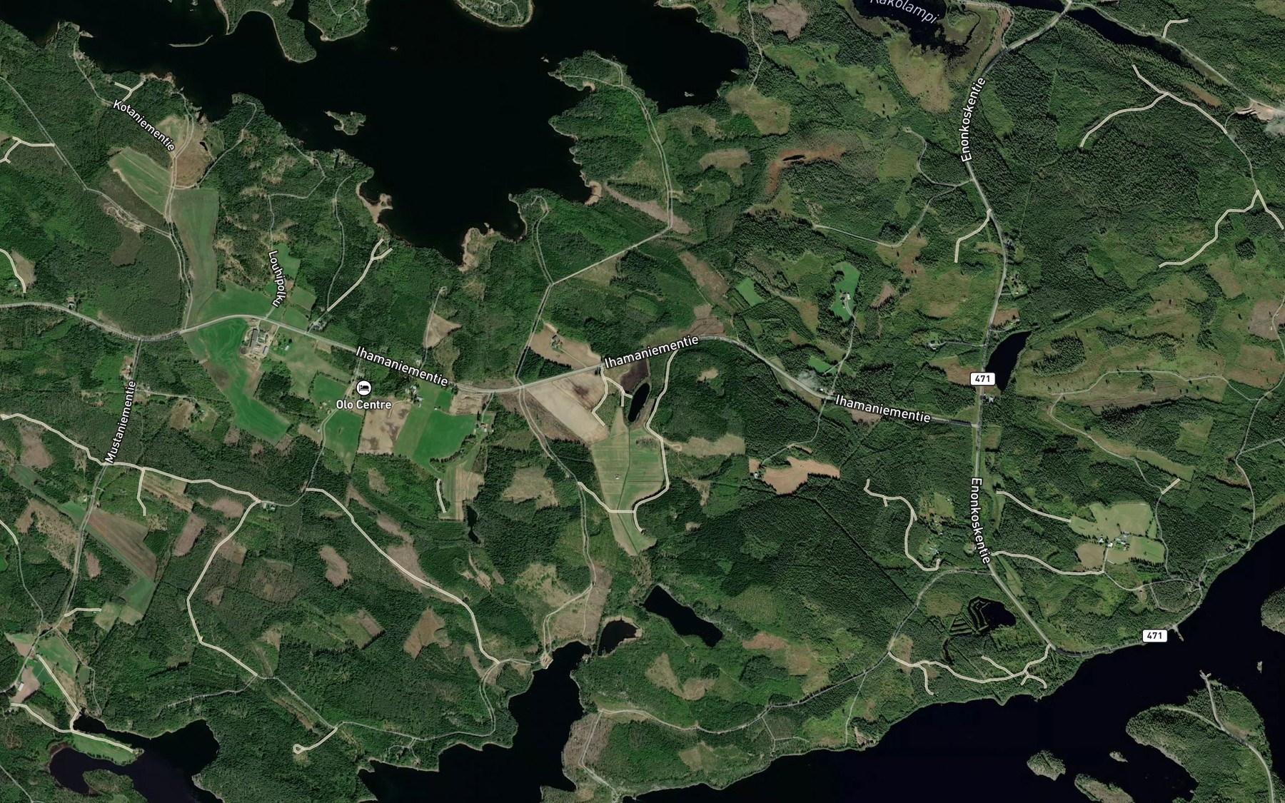 Satellite map of the Makranlampi