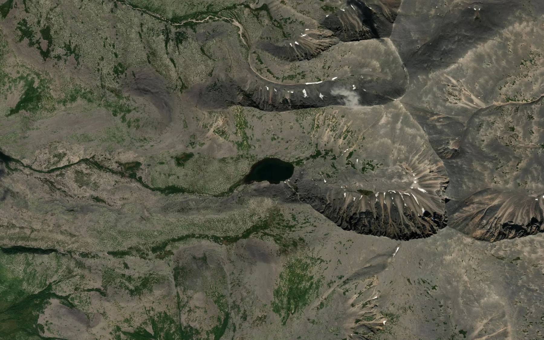 Satellite map of the Ozero Verkhneye