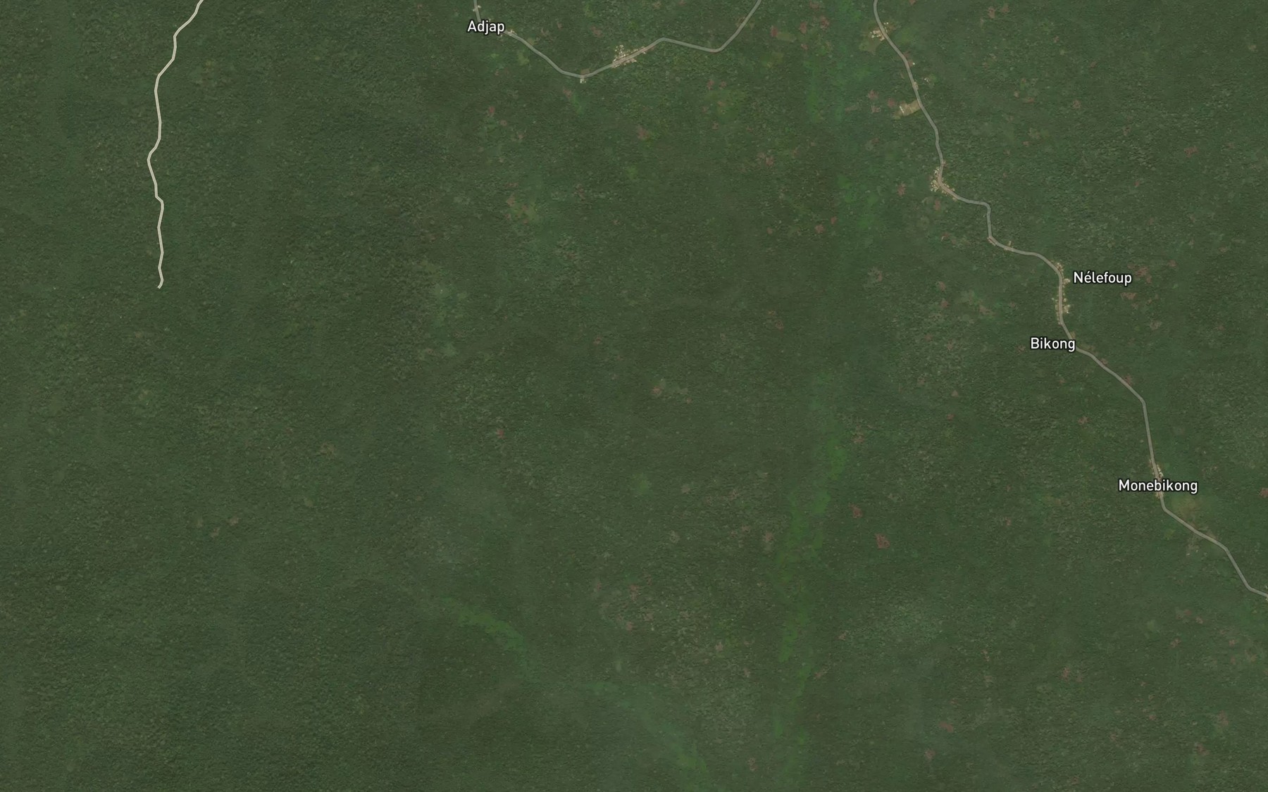 Satellite map of the Mbele