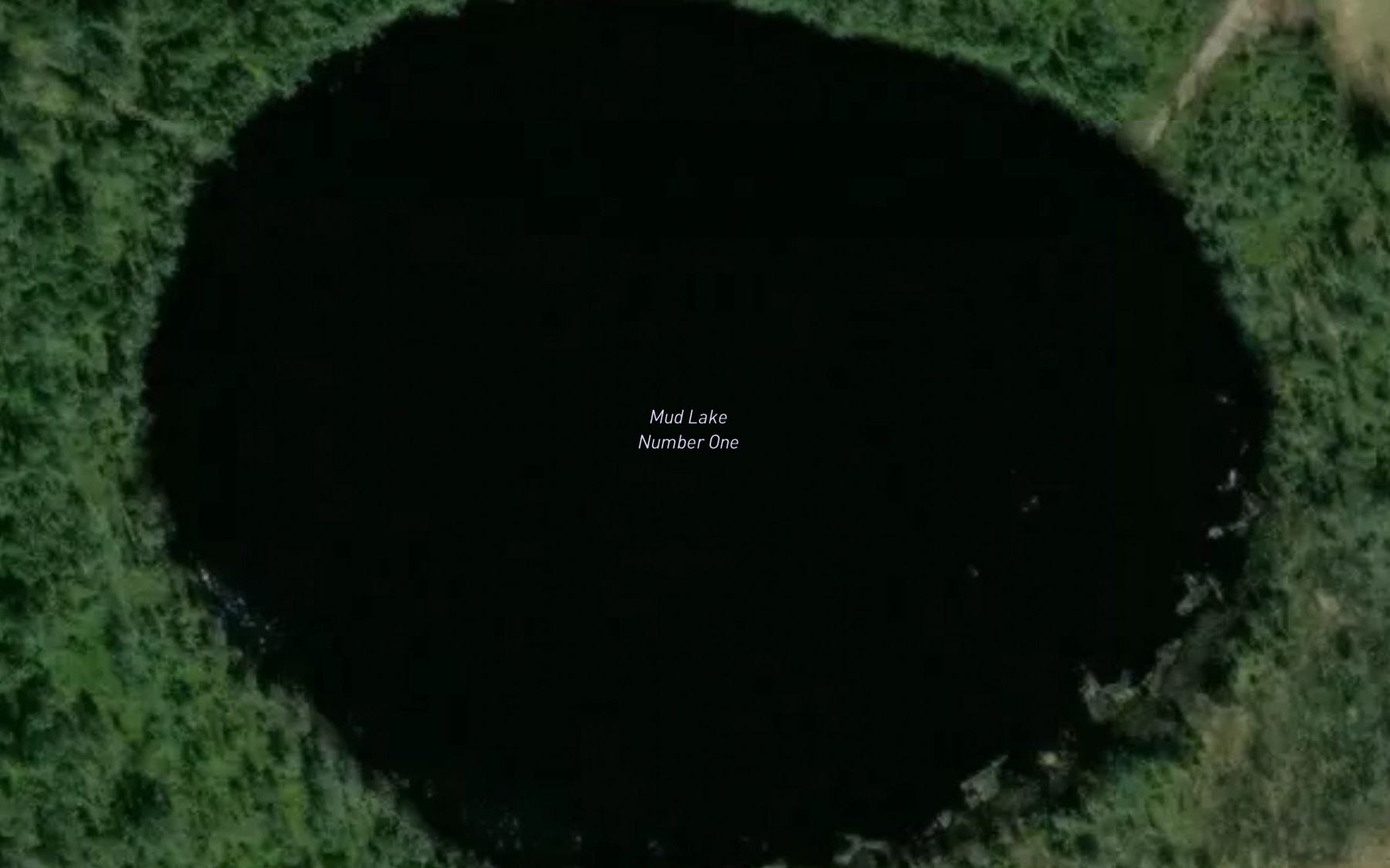 Satellite map of the Mud Lake Number One