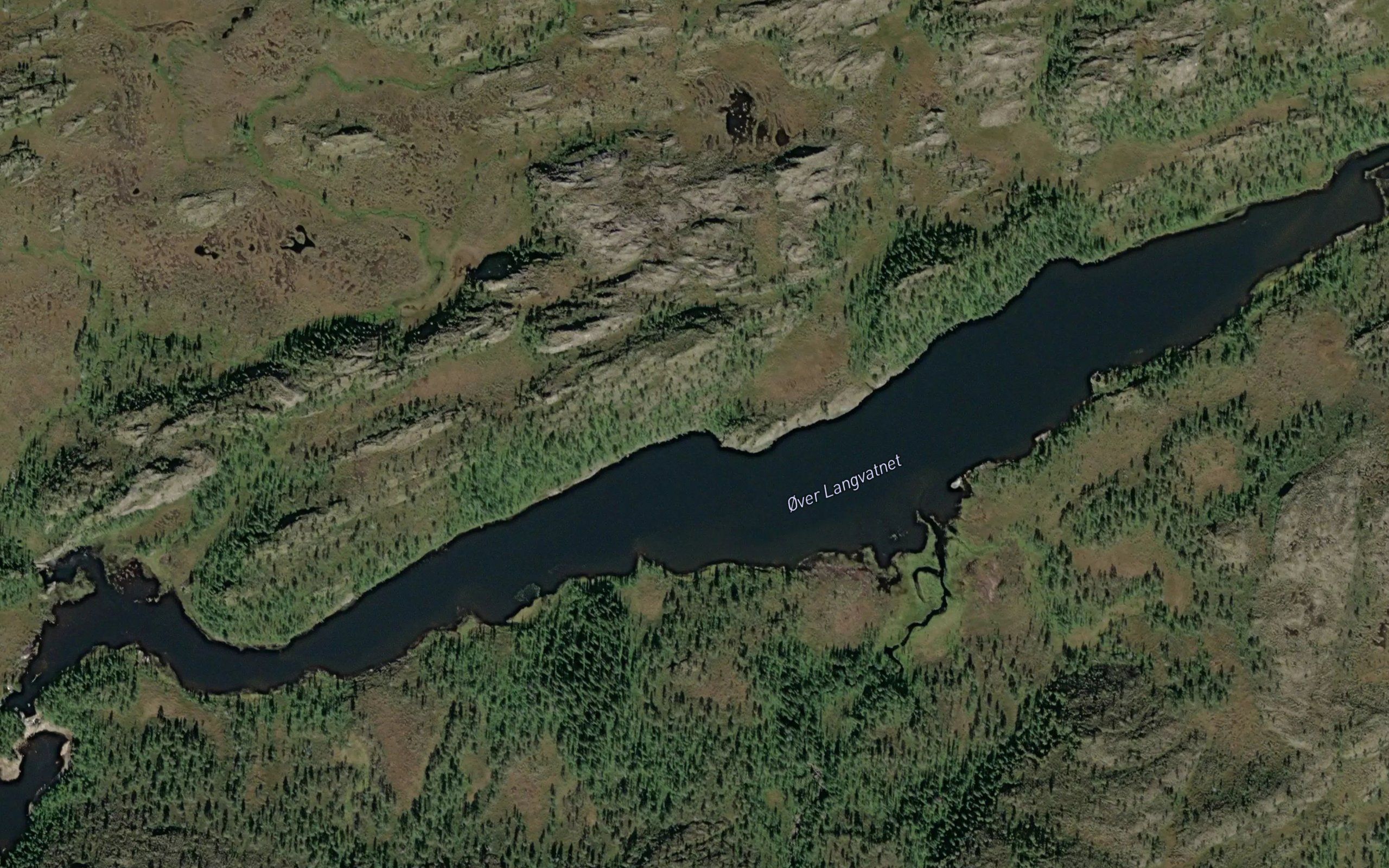 Over Langvatnet