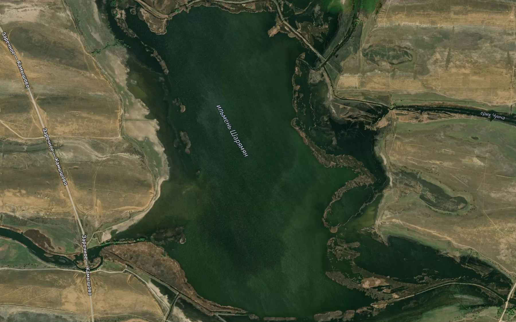 Satellite map of the Il'men' Sharyaman