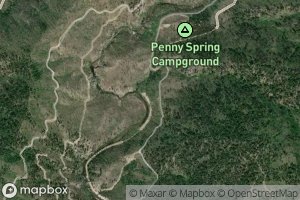 Satellite map of the Aunt Mellys Spring