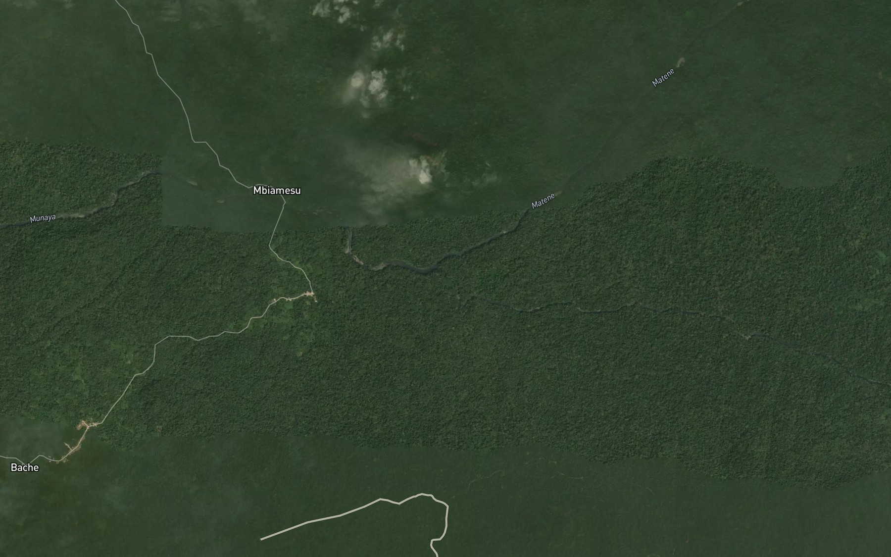 Satellite map of the Mawne