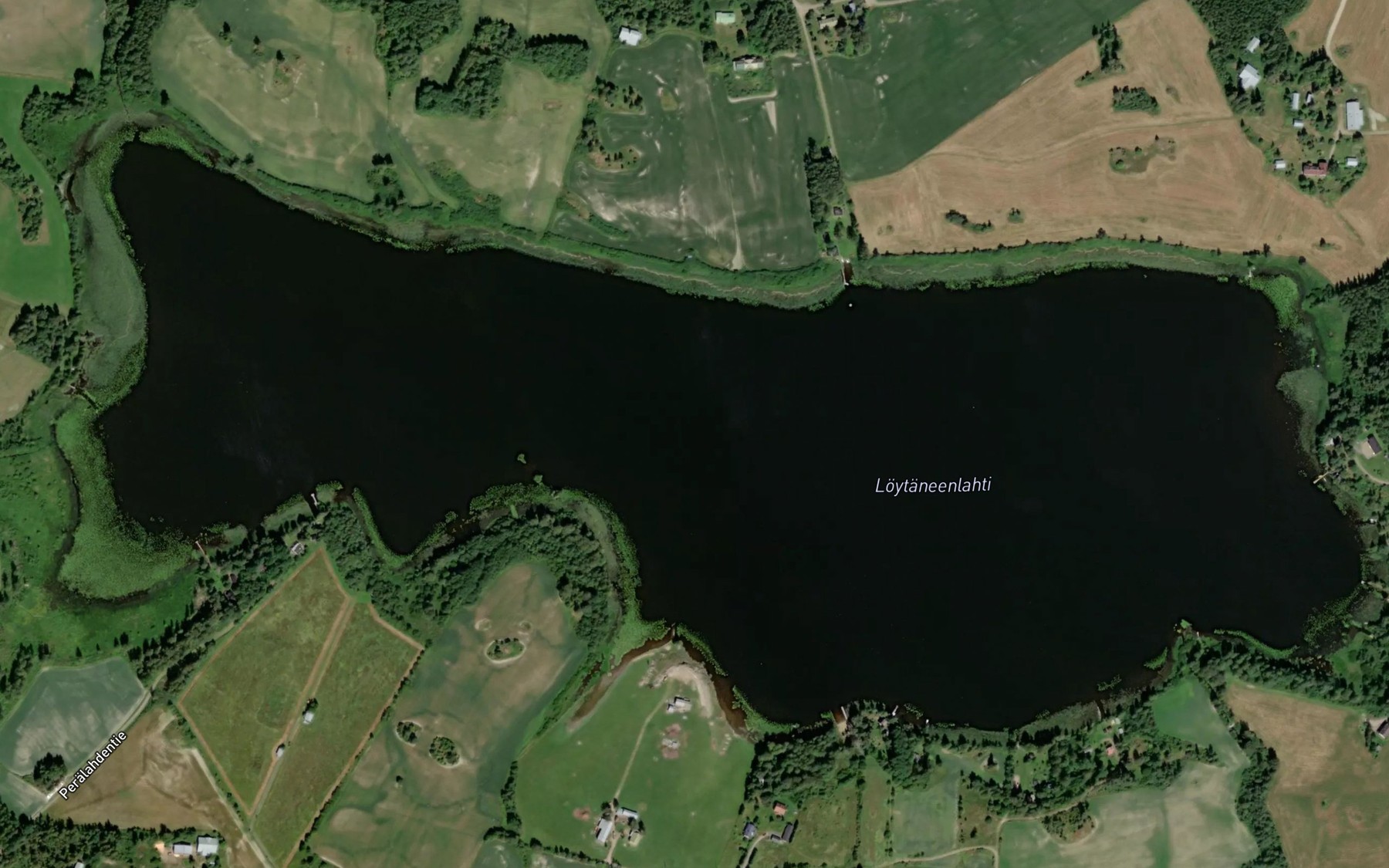 Satellite map of the Loytaneenlahti