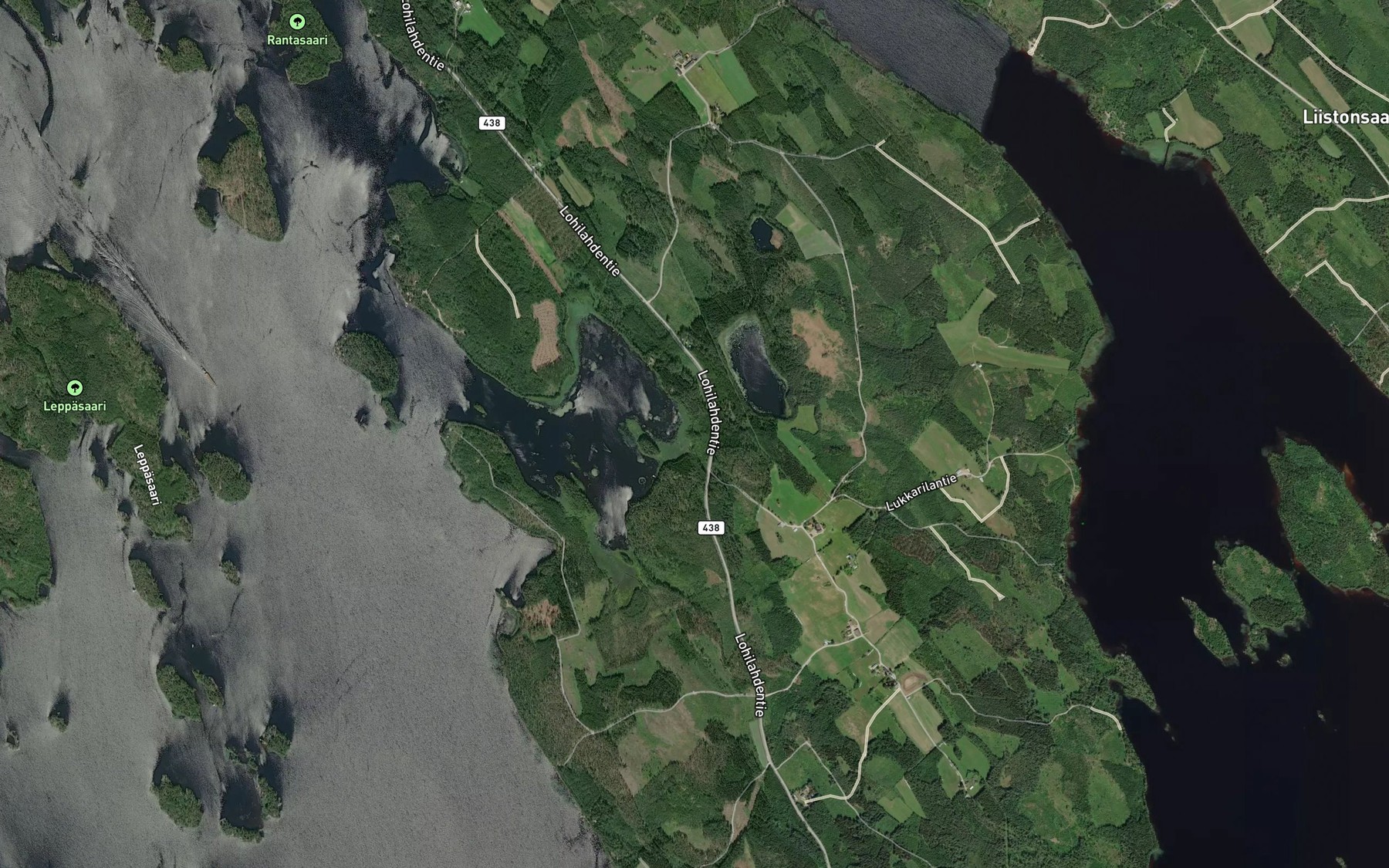 Satellite map of the Kivioja