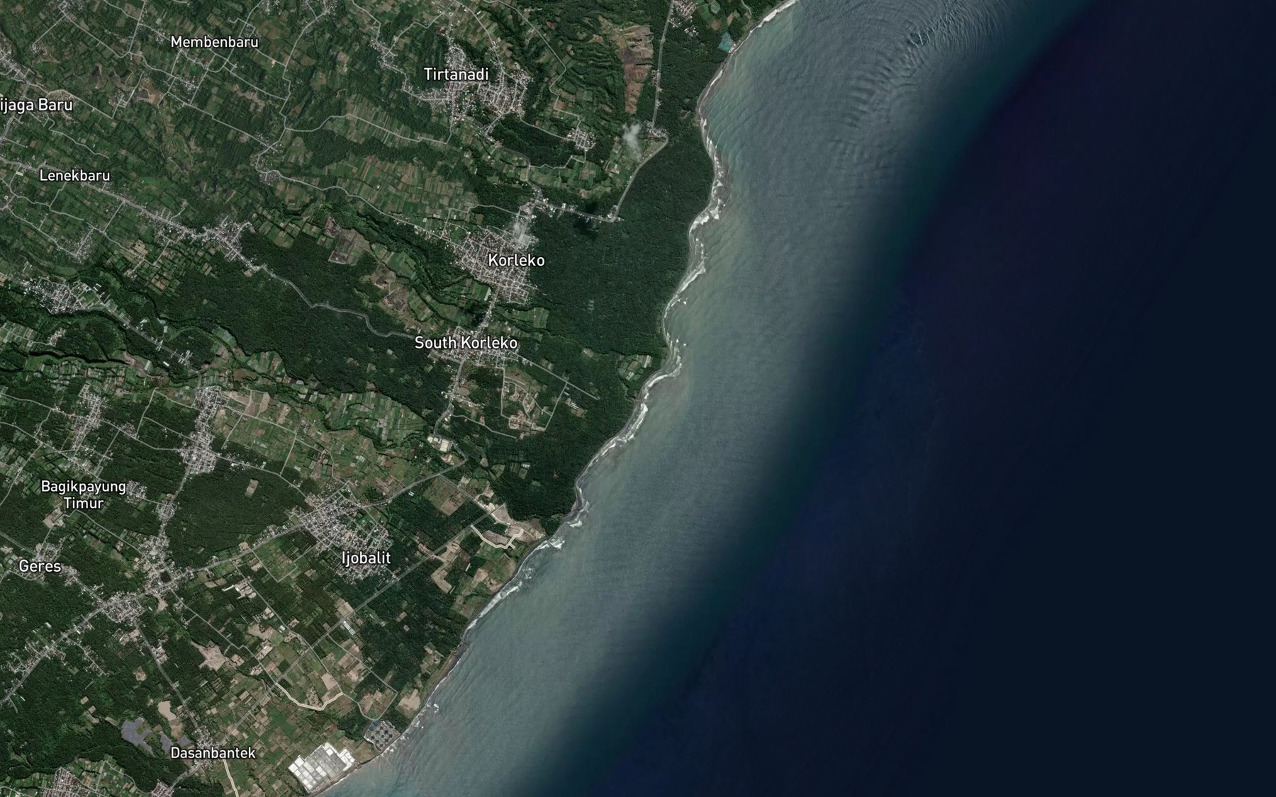 Satellite map of the Kokok Tojang
