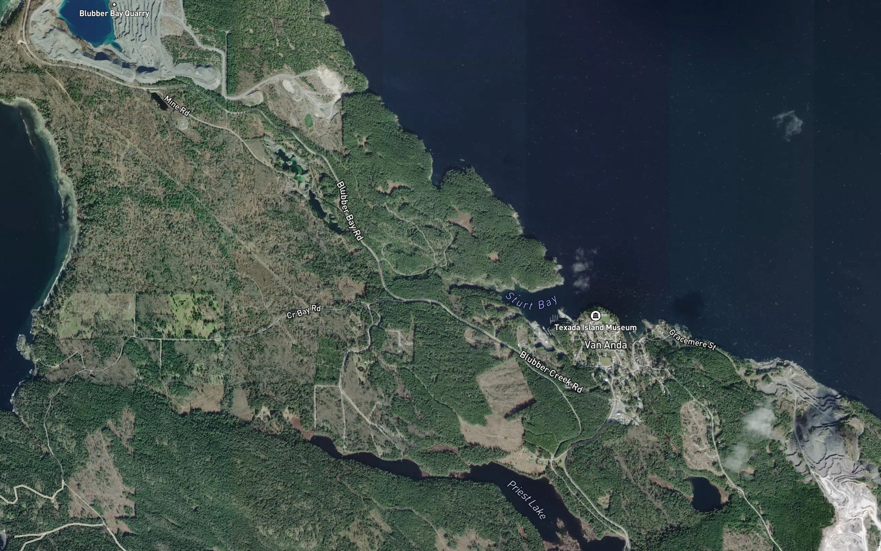 Satellite map of the Sturt Creek