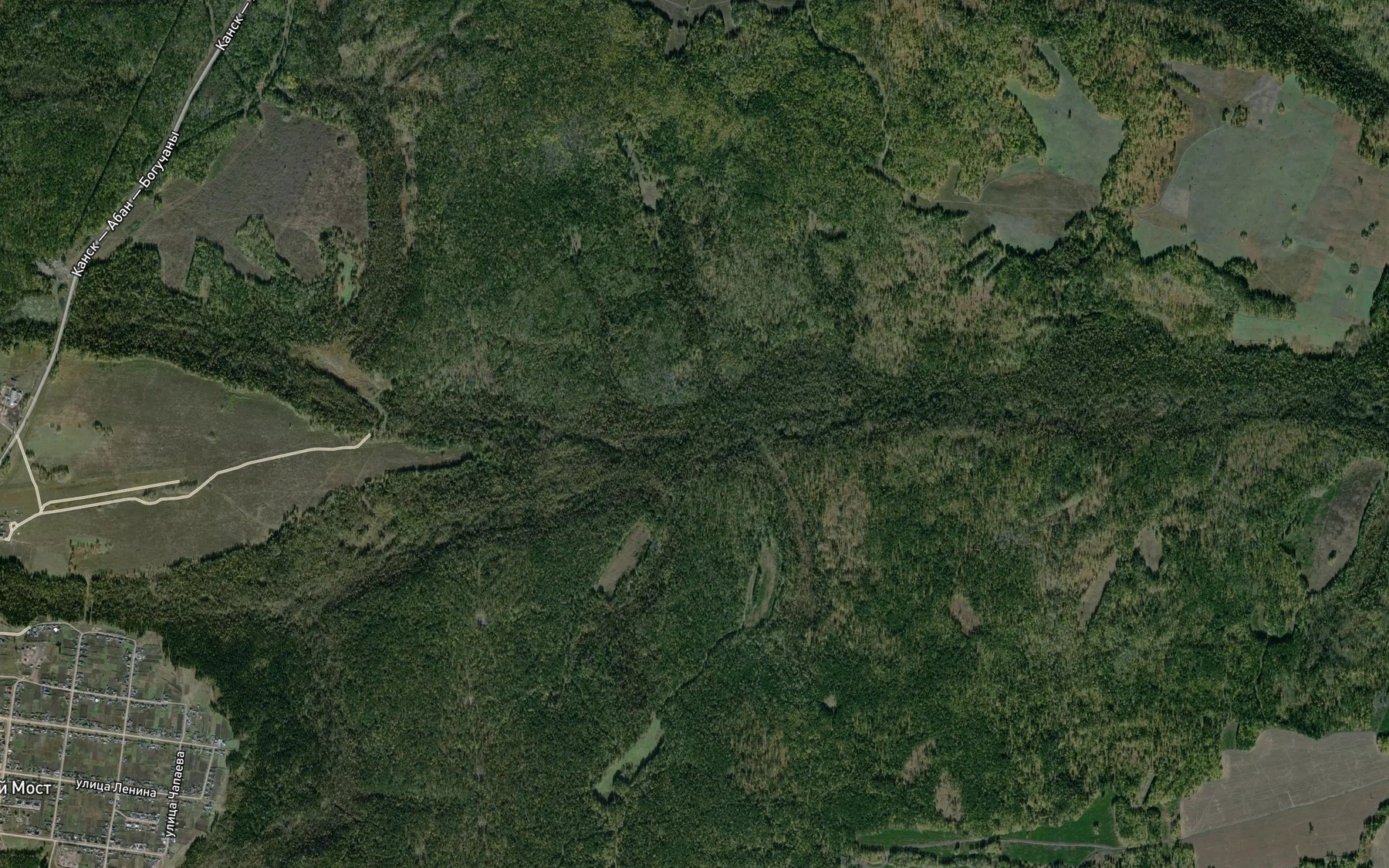 Satellite map of the Polovinka