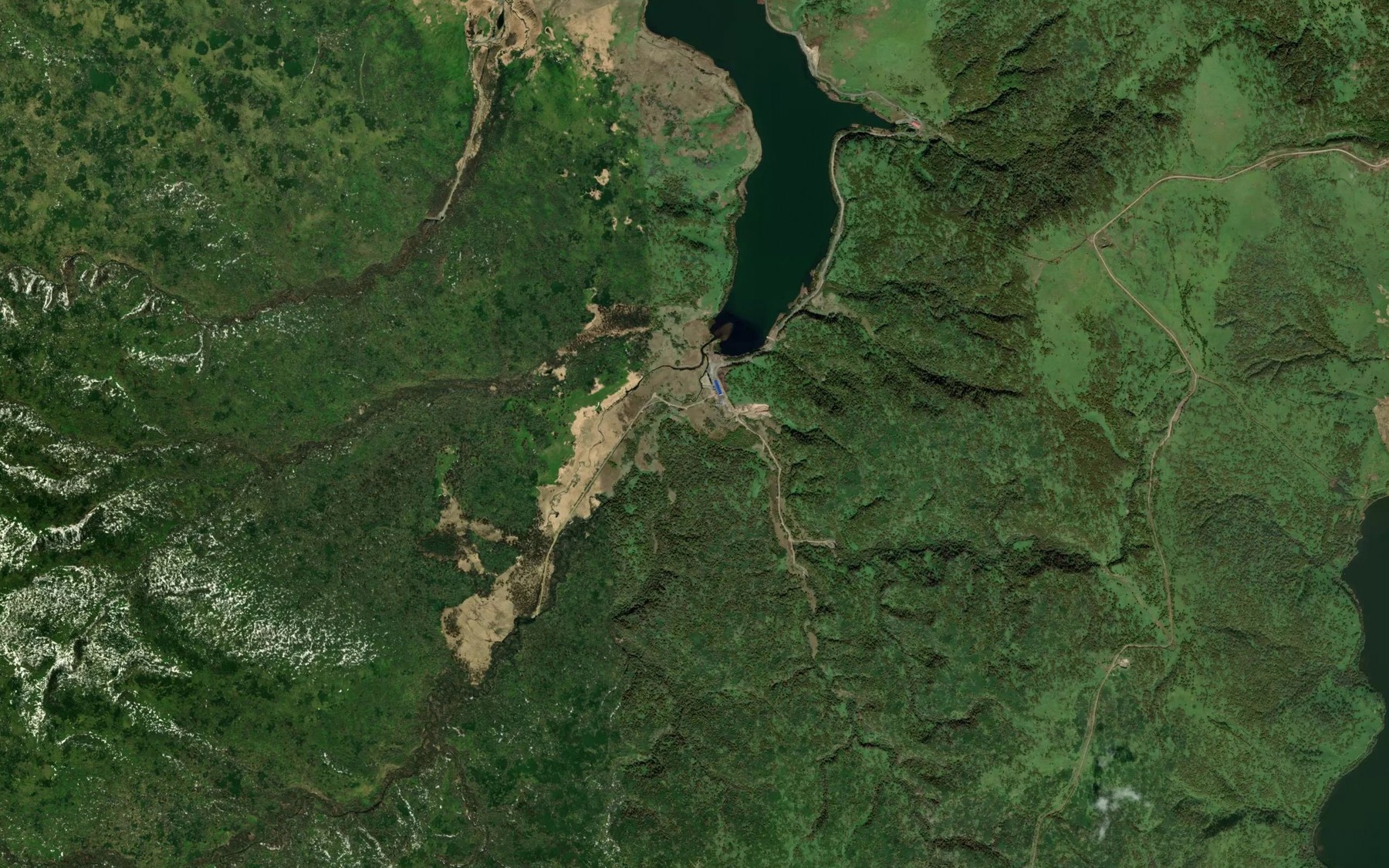 Satellite map of the Krivun
