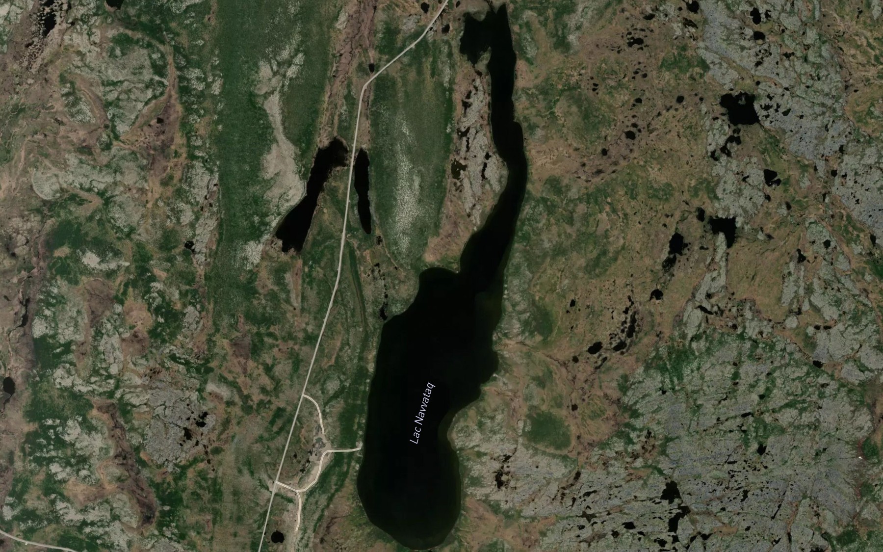 Satellite map of the Lac Navvataq