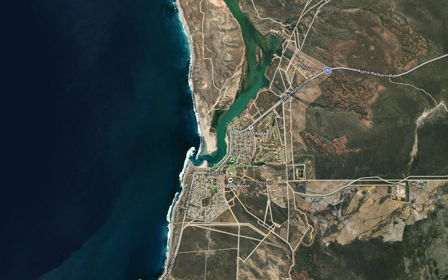 Satellite map of the Spot 2